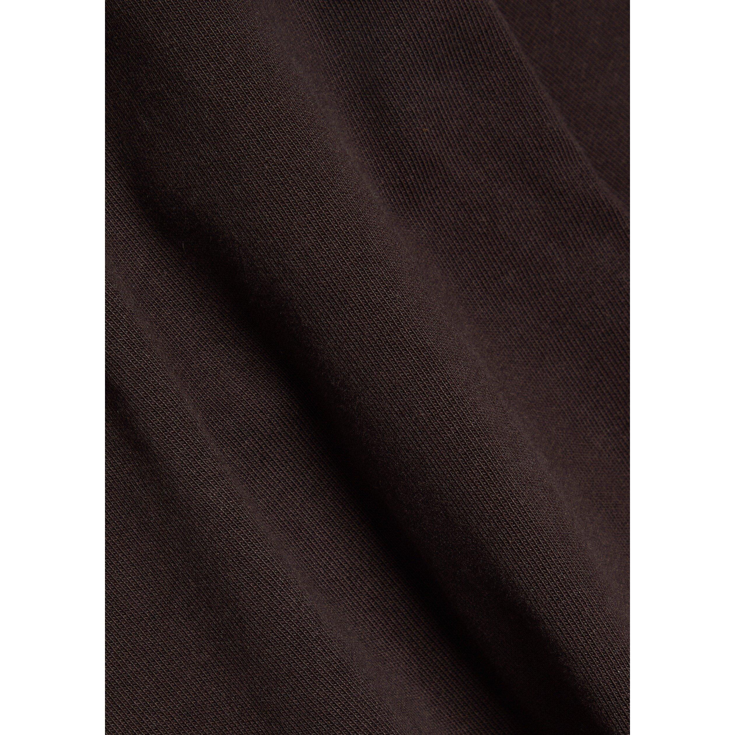 BROWN - Frame - Men's Cotton Relaxed-Fit Rugby Polo Shirt - 4