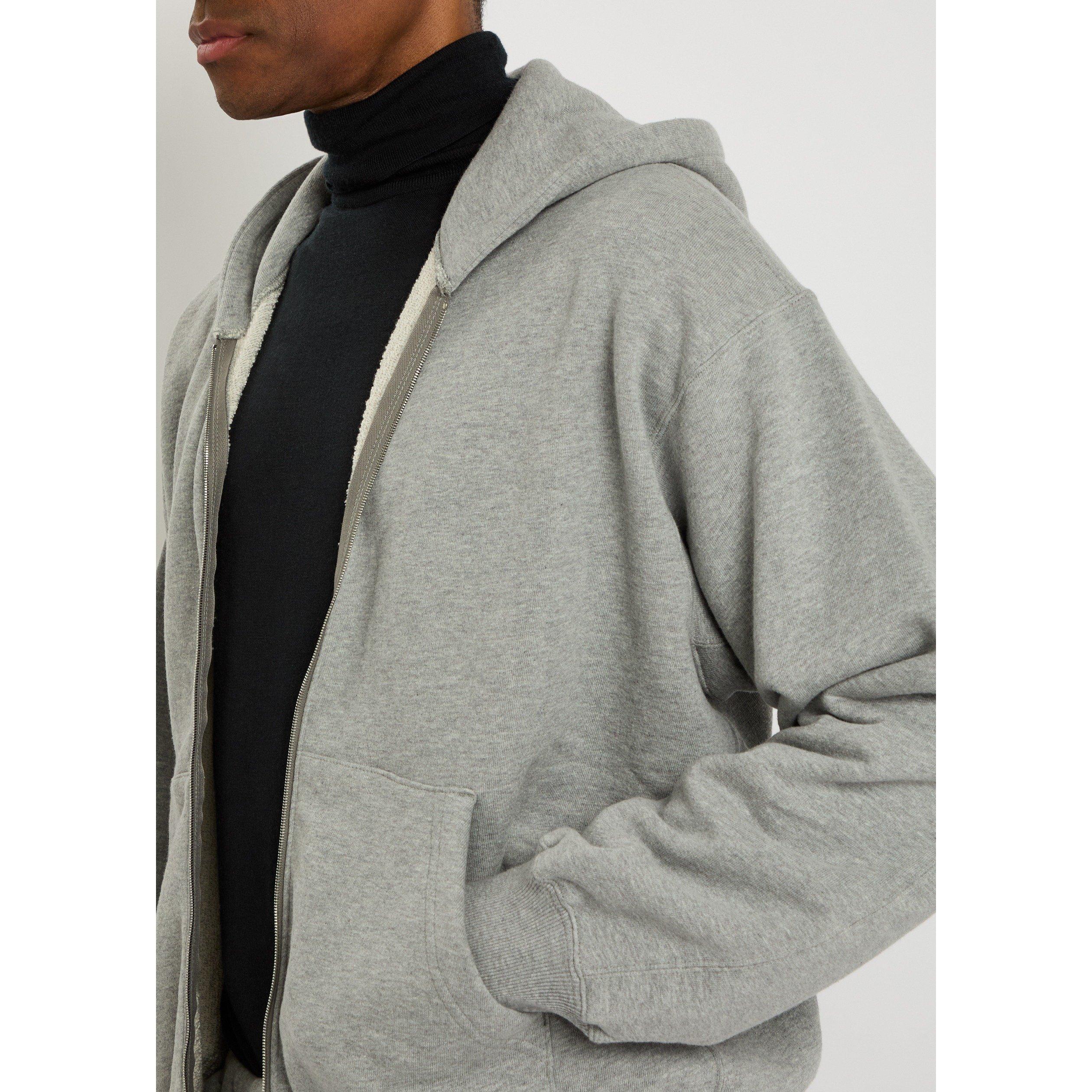 GREY - SSSTEIN - SSSTEIN LOOPWHEEL COTTON SWEAT - 4