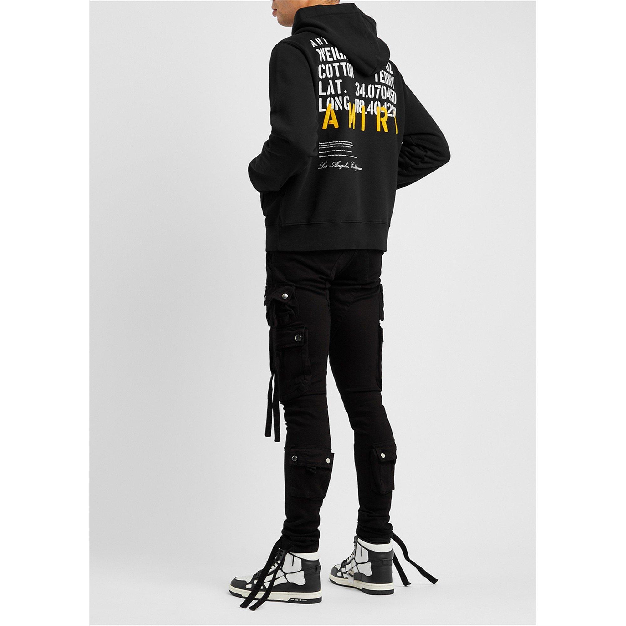 BLACK - Amiri - AMR MILIARY SPECS HOODIE - 5