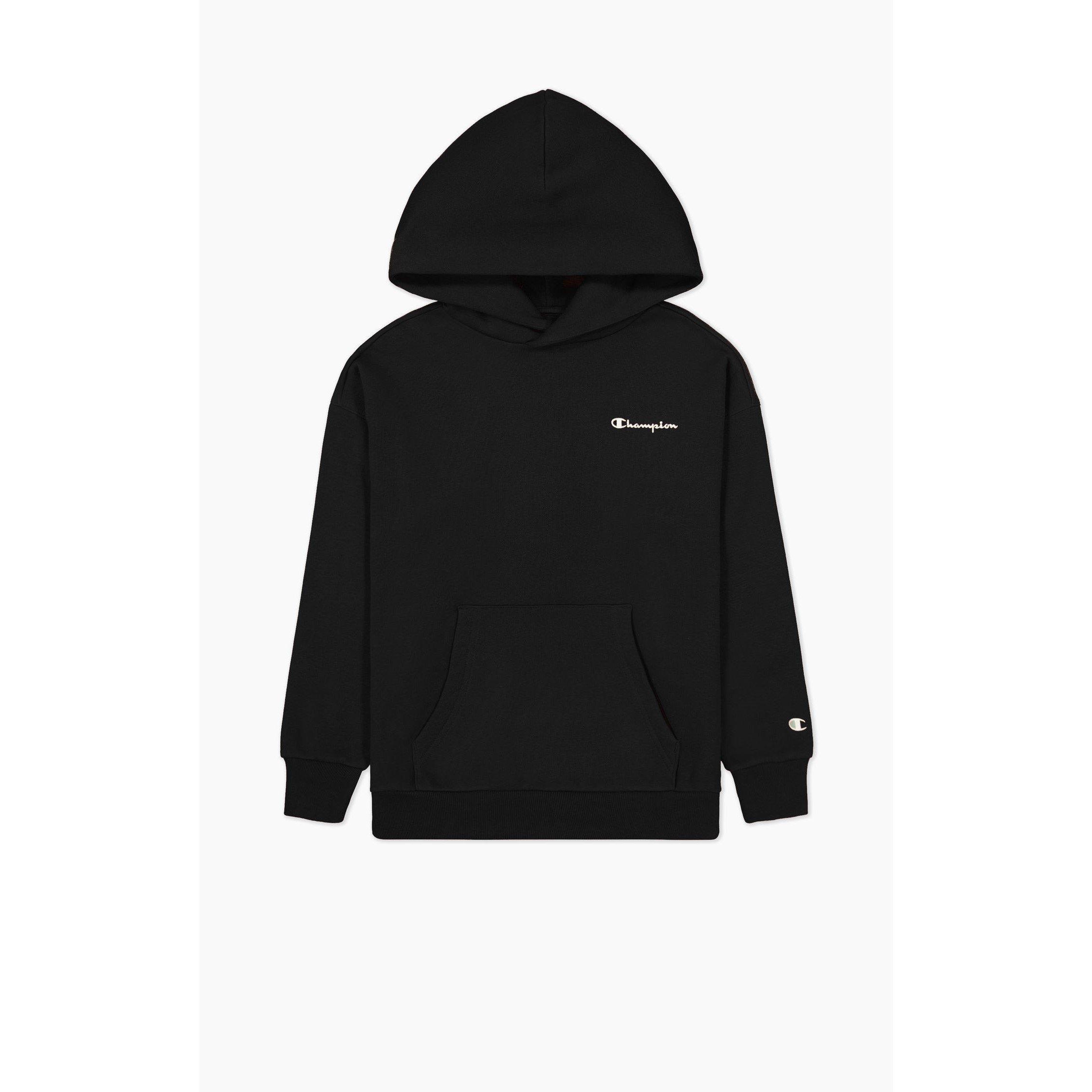 Black champion hoodie small online