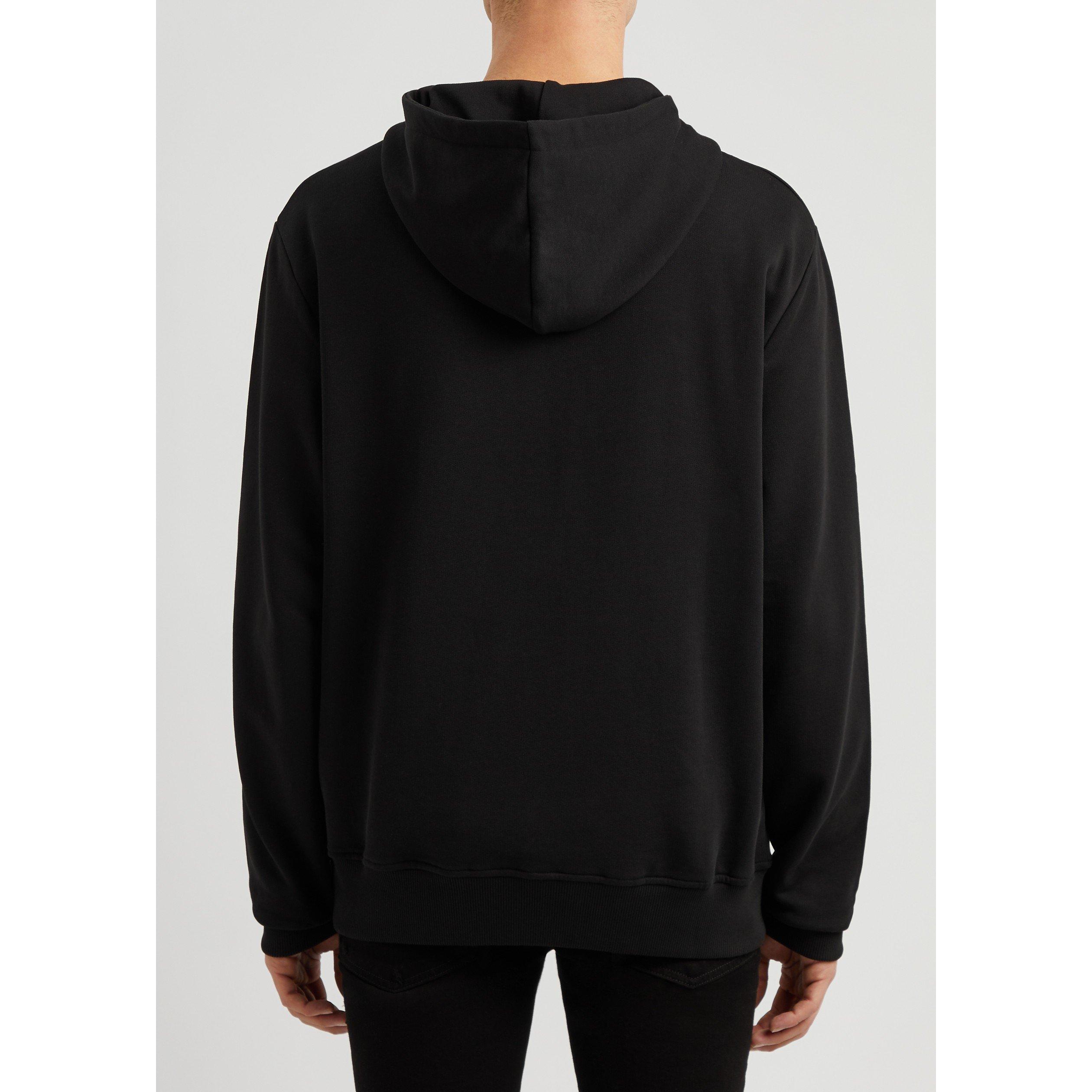 BLACK AND OTHER - Balmain - BAL PRINTED LOGO HOODIE - 3