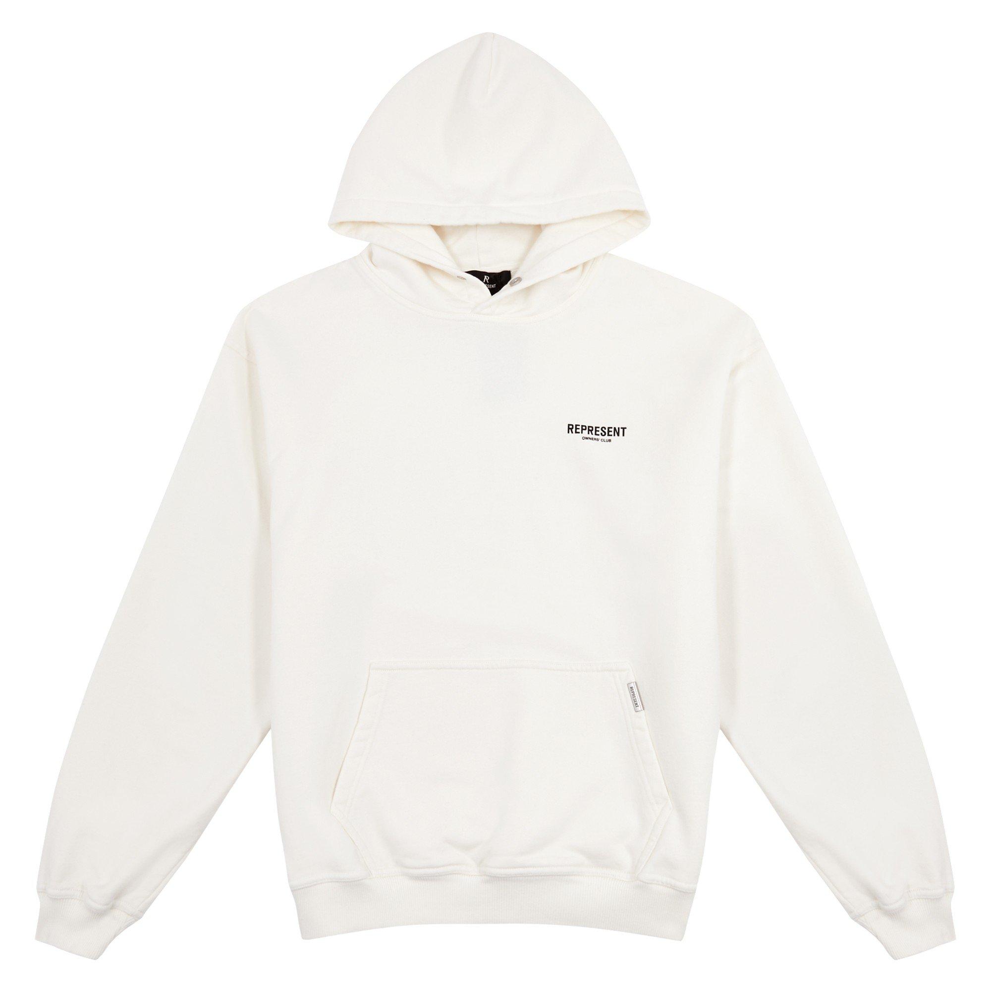 WHITE - Represent - R REPRESENT OWNERS CLUB HOODIE - 1