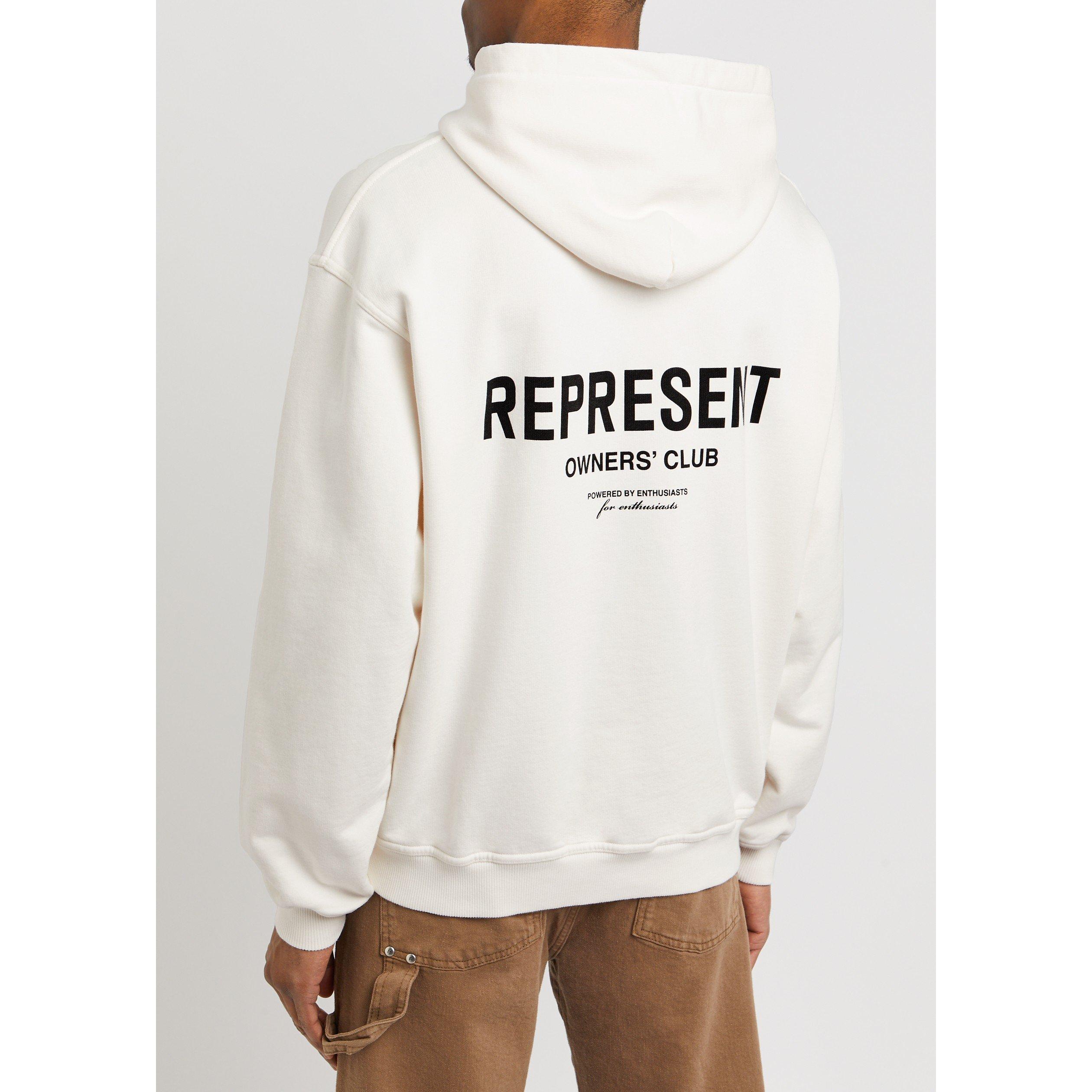 WHITE - Represent - R REPRESENT OWNERS CLUB HOODIE - 3