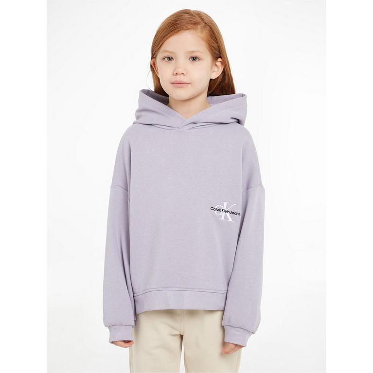 Lilac PC1 - Calvin Klein Jeans - Monogram Off Placed Hoodie - 2