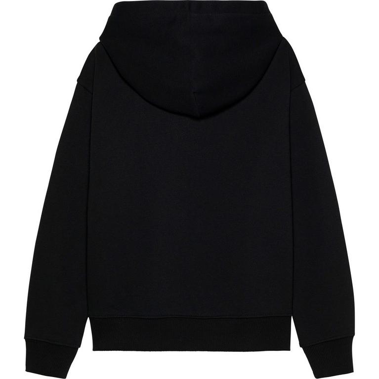 Black BEH - Calvin Klein Jeans - fine knit wool-cashmere hoodie - 2