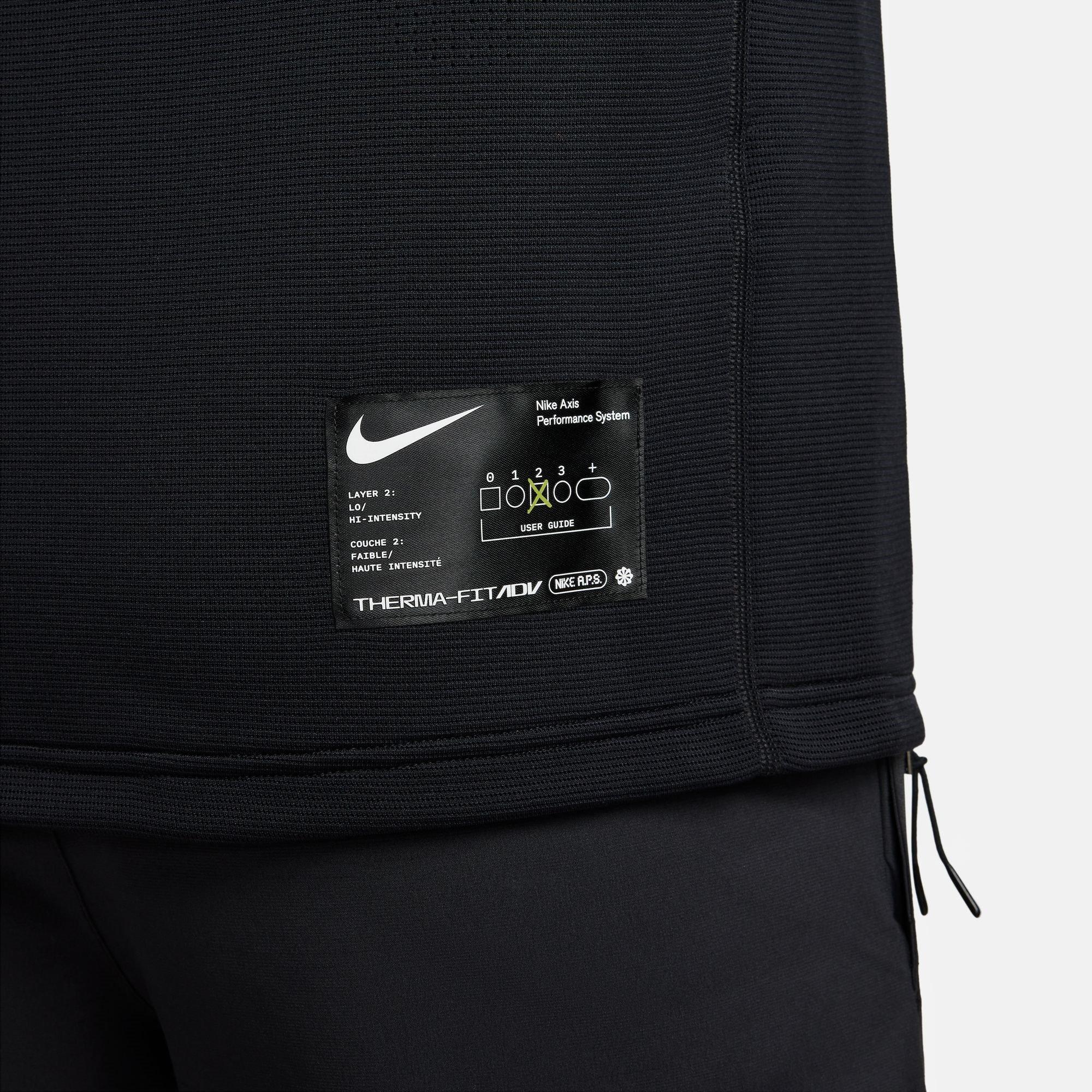 Black - Nike - Axis Performance System Men's Therma-FIT ADV Versatile Crew - 7