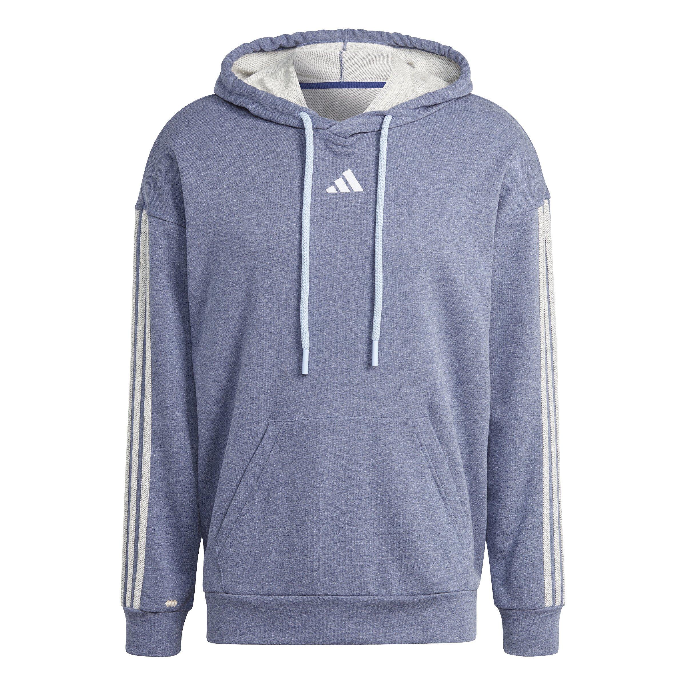 Blue - adidas - Clubhouse Premium Classic Tennis Hoodie - 1