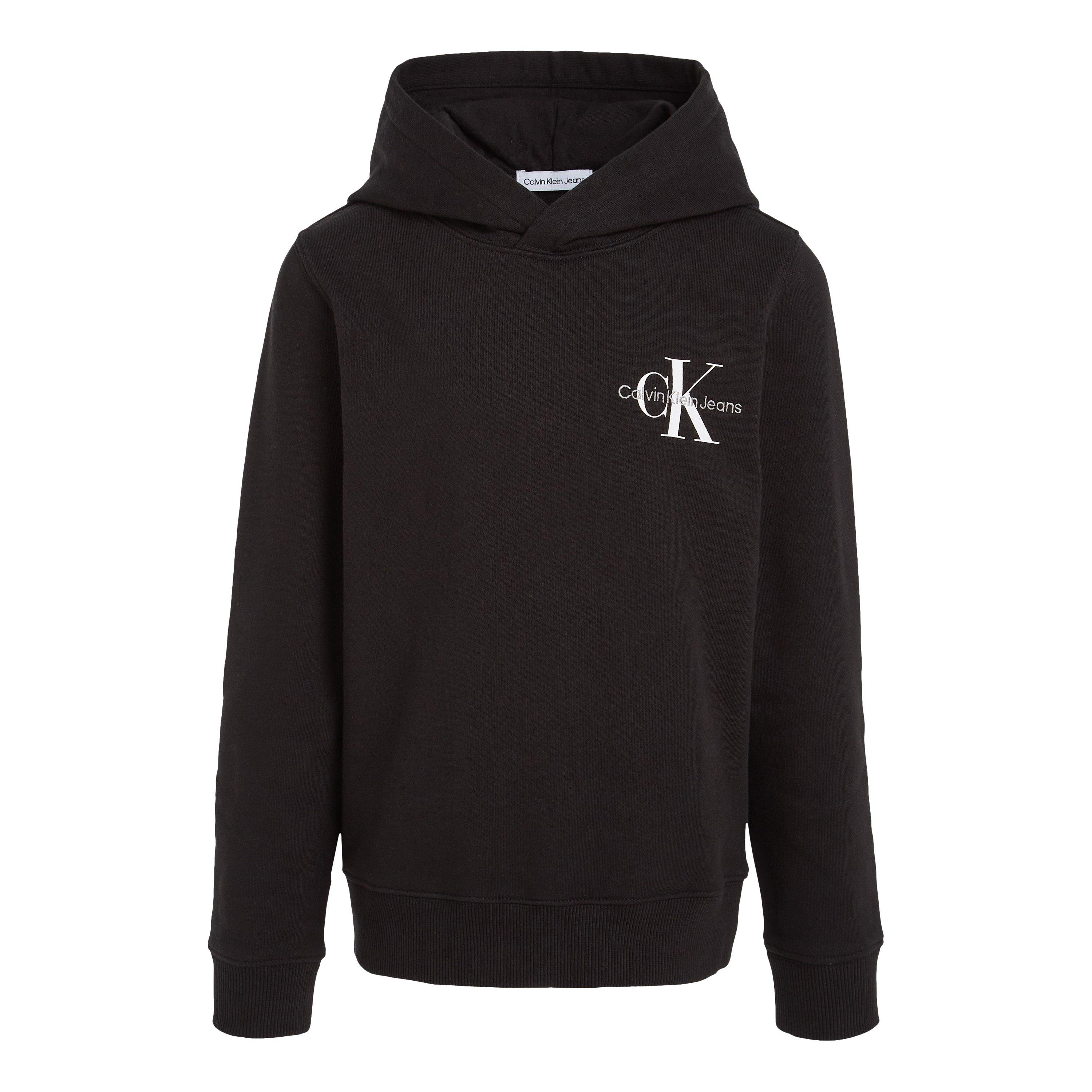 Calvin Klein Jeans  Kids Hooded Track Jacket Juniors - Ck Black - 4Y