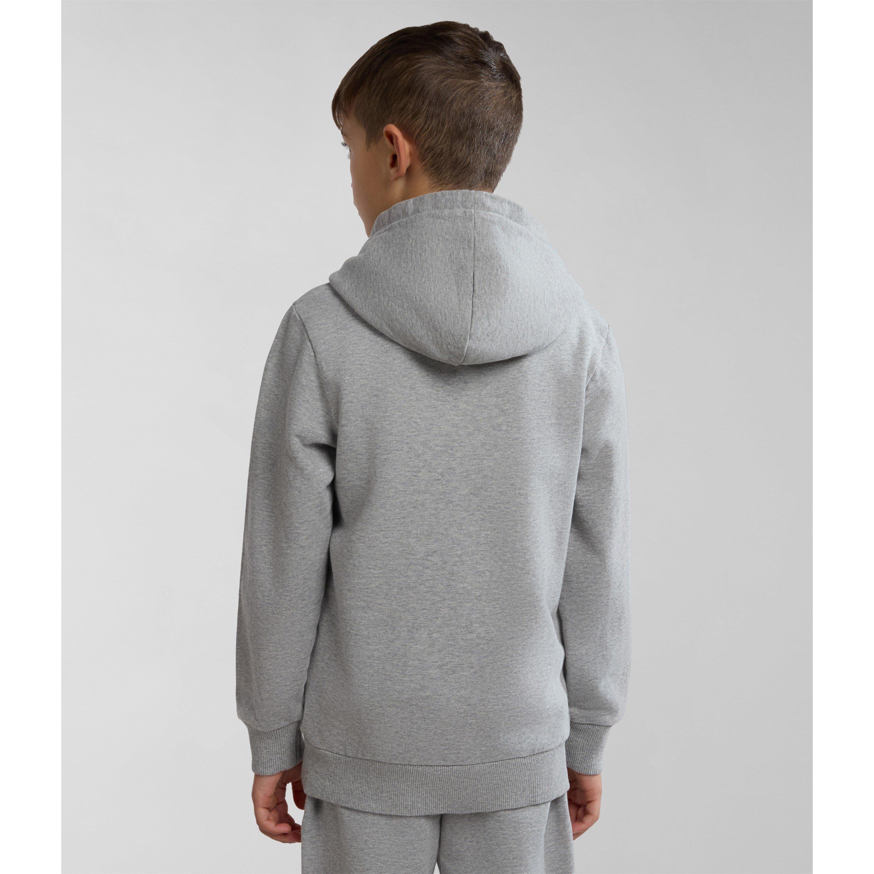 Grey 160 - Napapijri - Unisex Kids Kitik Logo Hoodie - 2