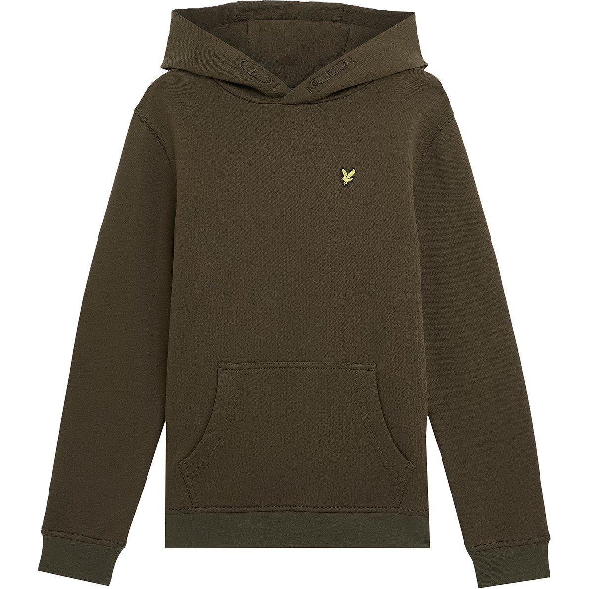 Lyle And Scott  Kids Classic Hoodie Juniors - W485 Olive - 7-8Y