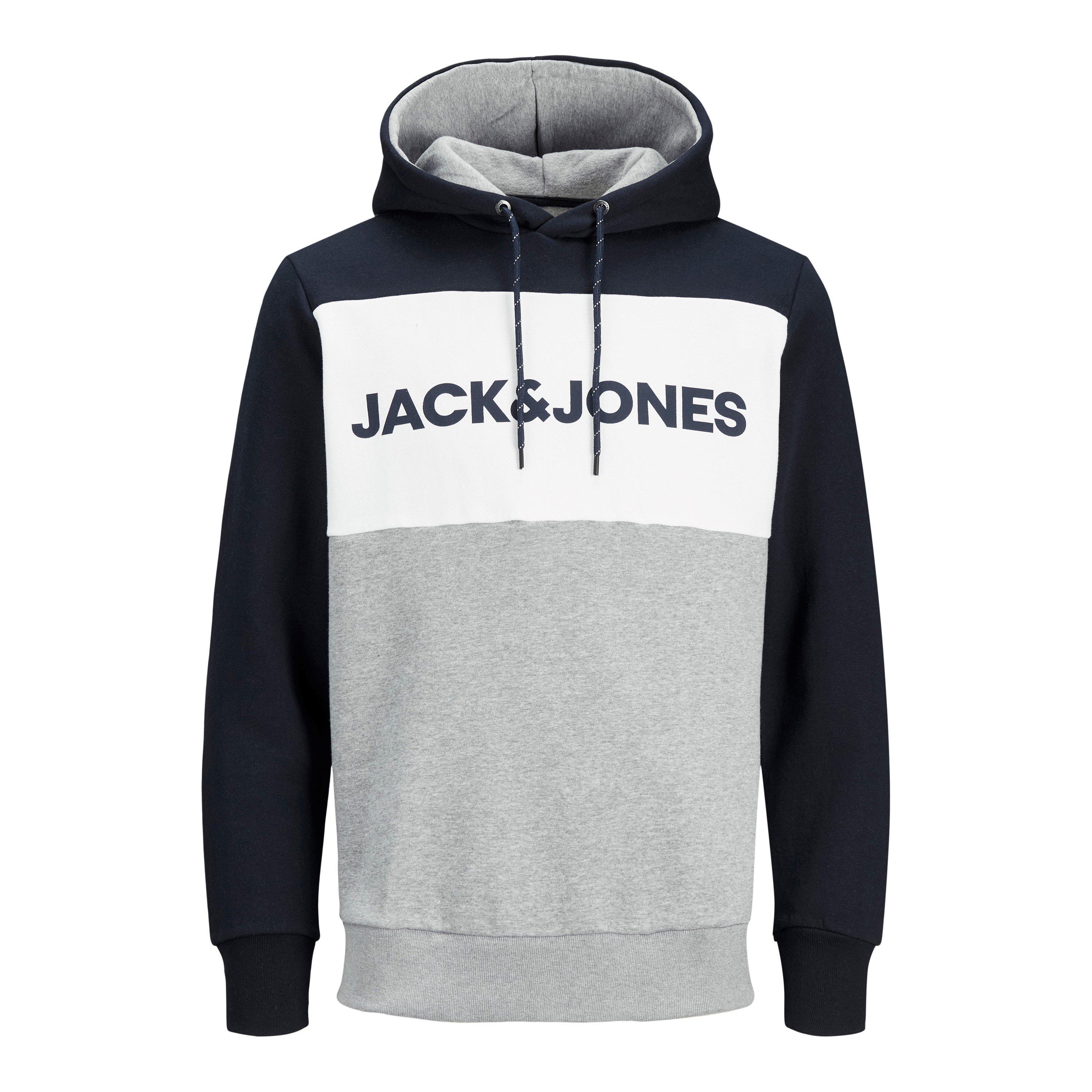 Jack and Jones Block Logo Hoodie OTH Hoodies USC