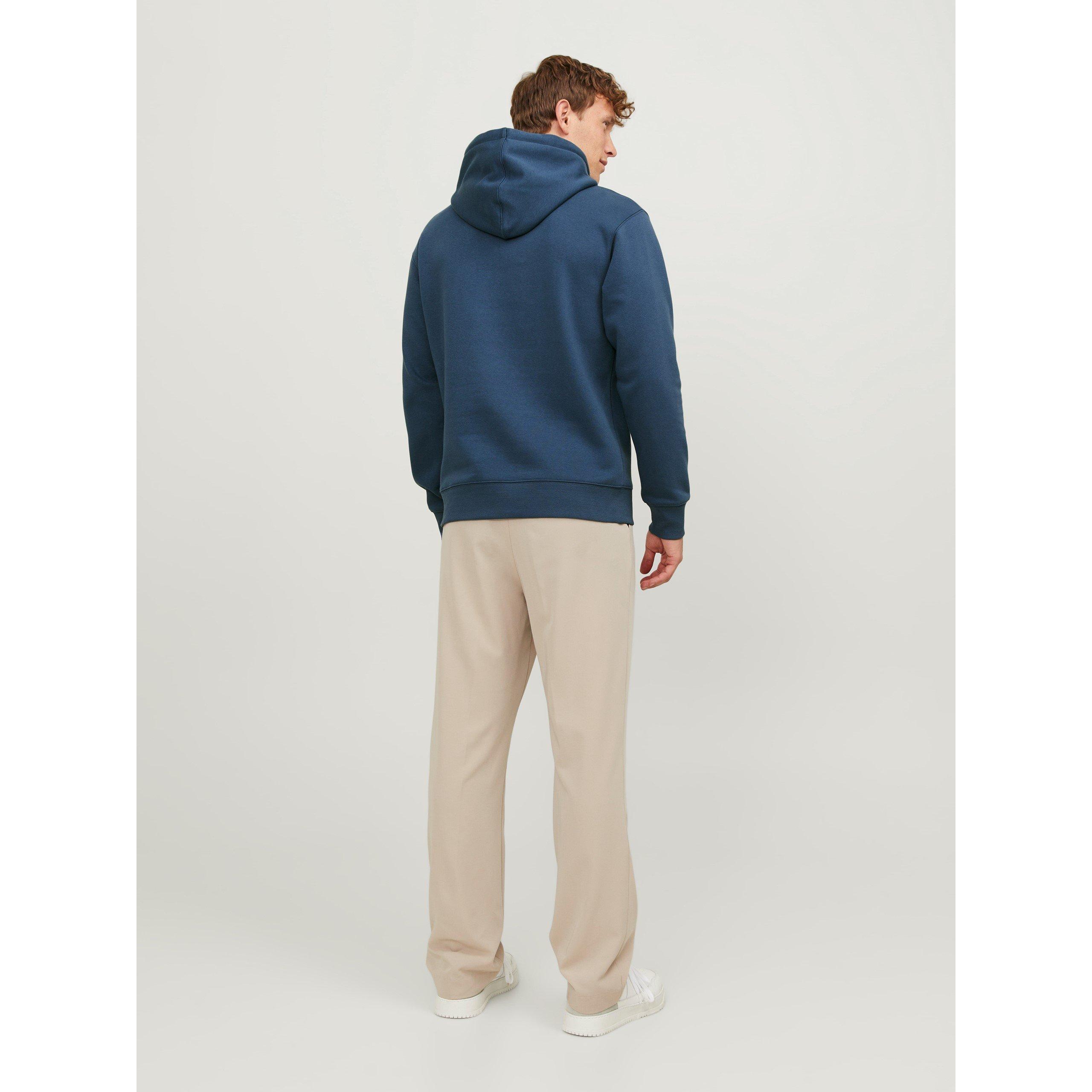 Azul-ferrete - Jack and Jones - Star Basic Hoodie - 3