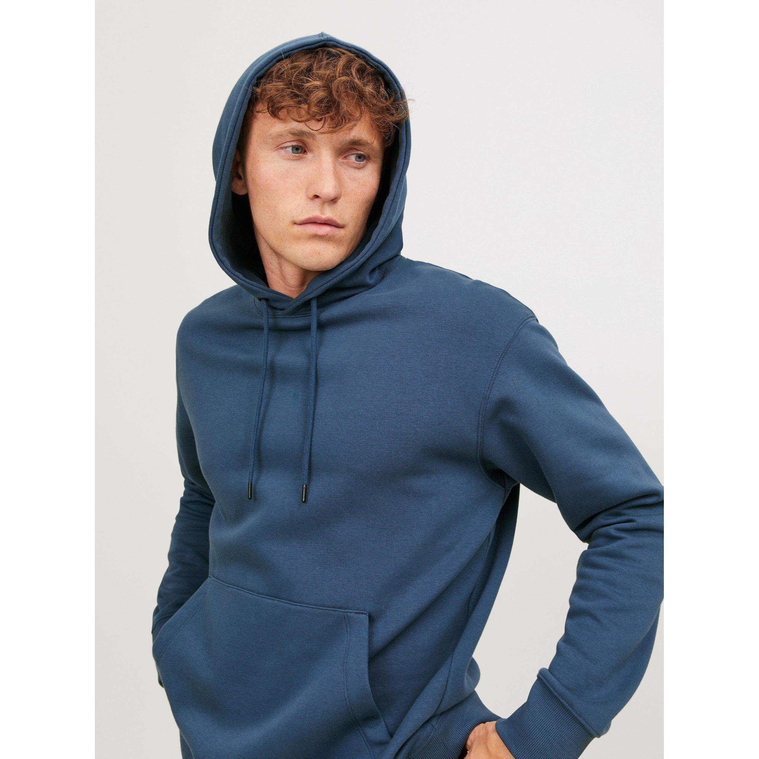 Azul-ferrete - Jack and Jones - Star Basic Hoodie - 4
