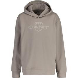 Gant Contrast Shield Logo Hoodie Juniors