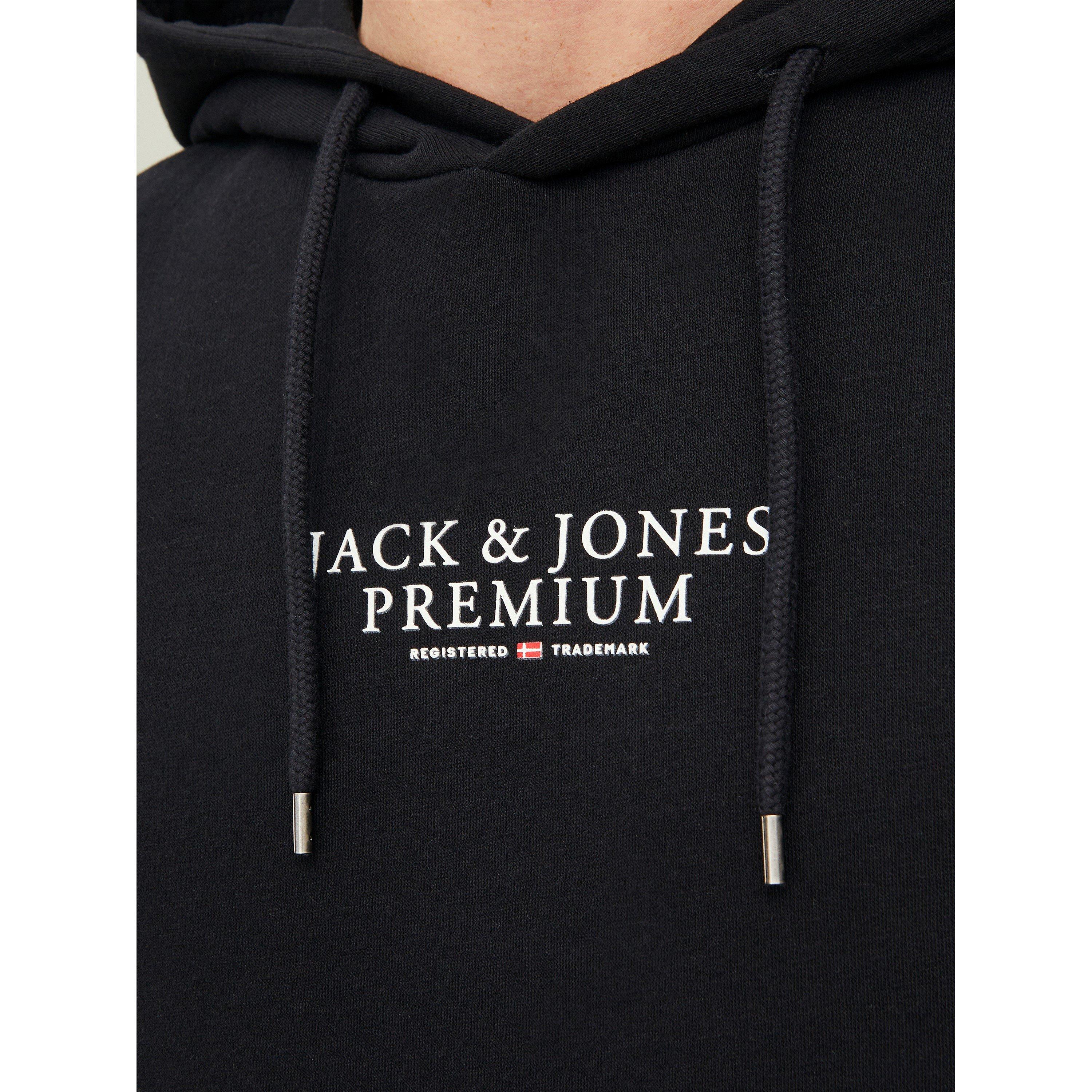 Black - Jack and Jones - Archie Logo Hoodie - 4