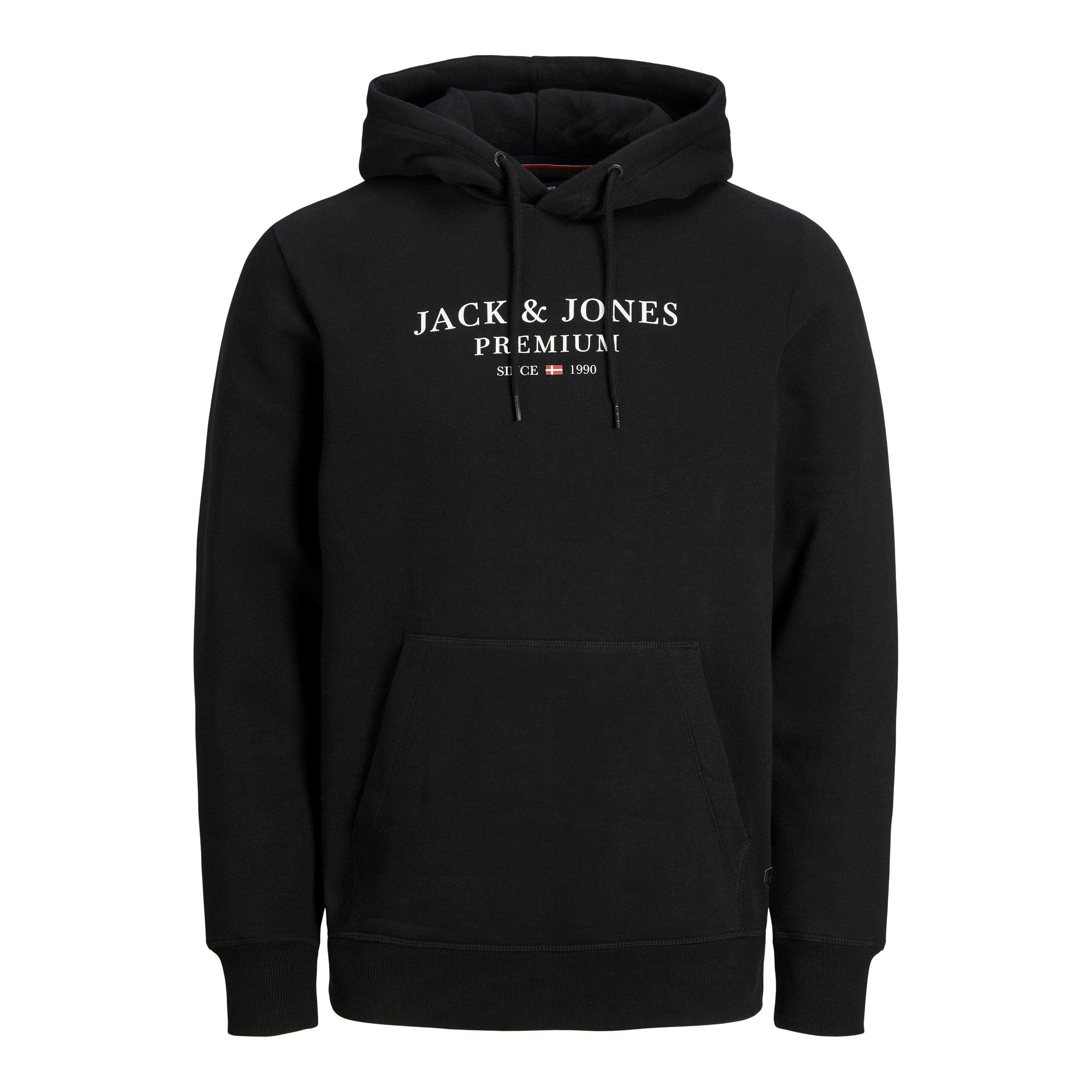 Black - Jack and Jones - Archie Logo Hoodie - 5