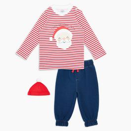 Hello World World 3-Piece Santa Set Juniors