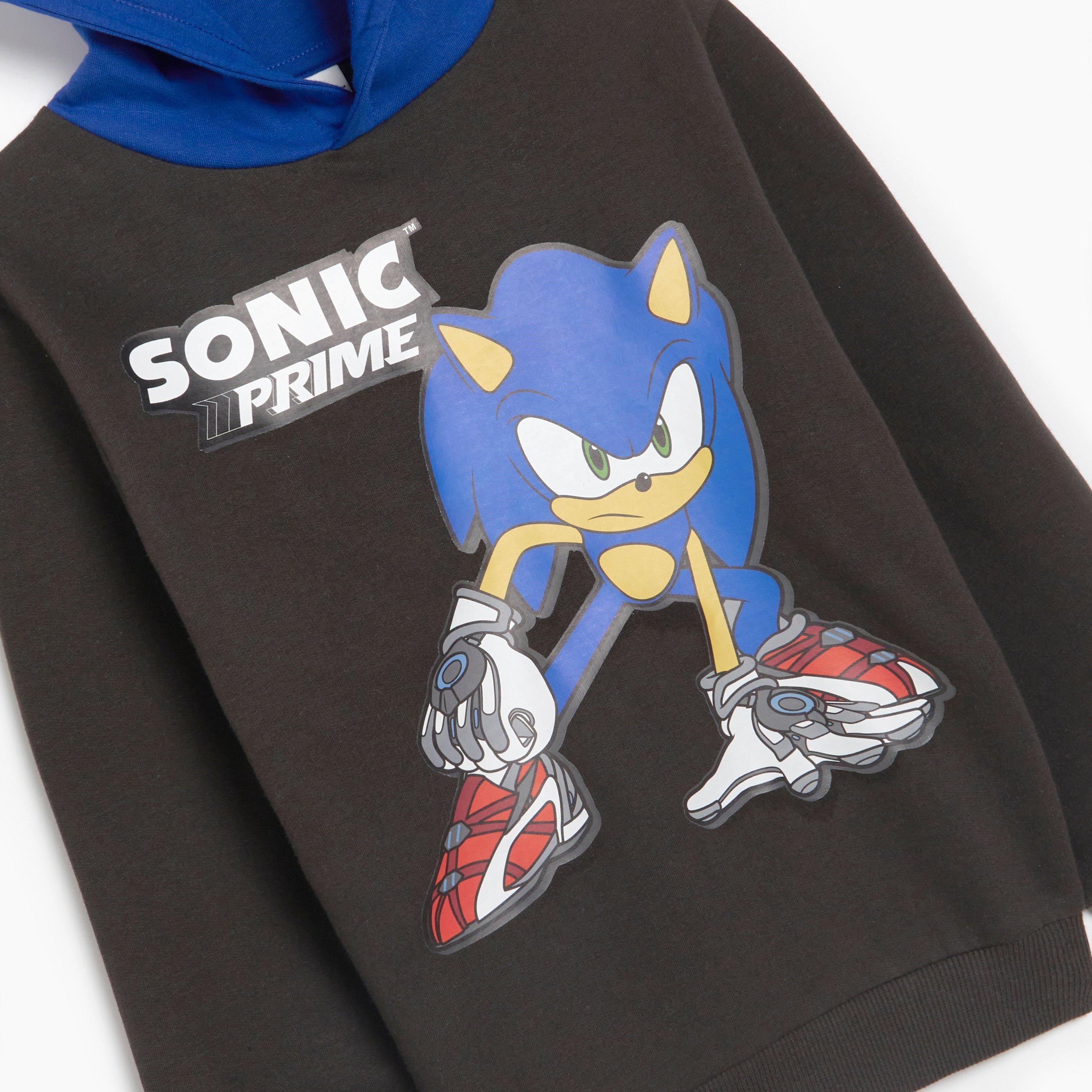 Sónico - Character - Sonic the Hedgehog SONIC NOVELTY HOODIE - 4