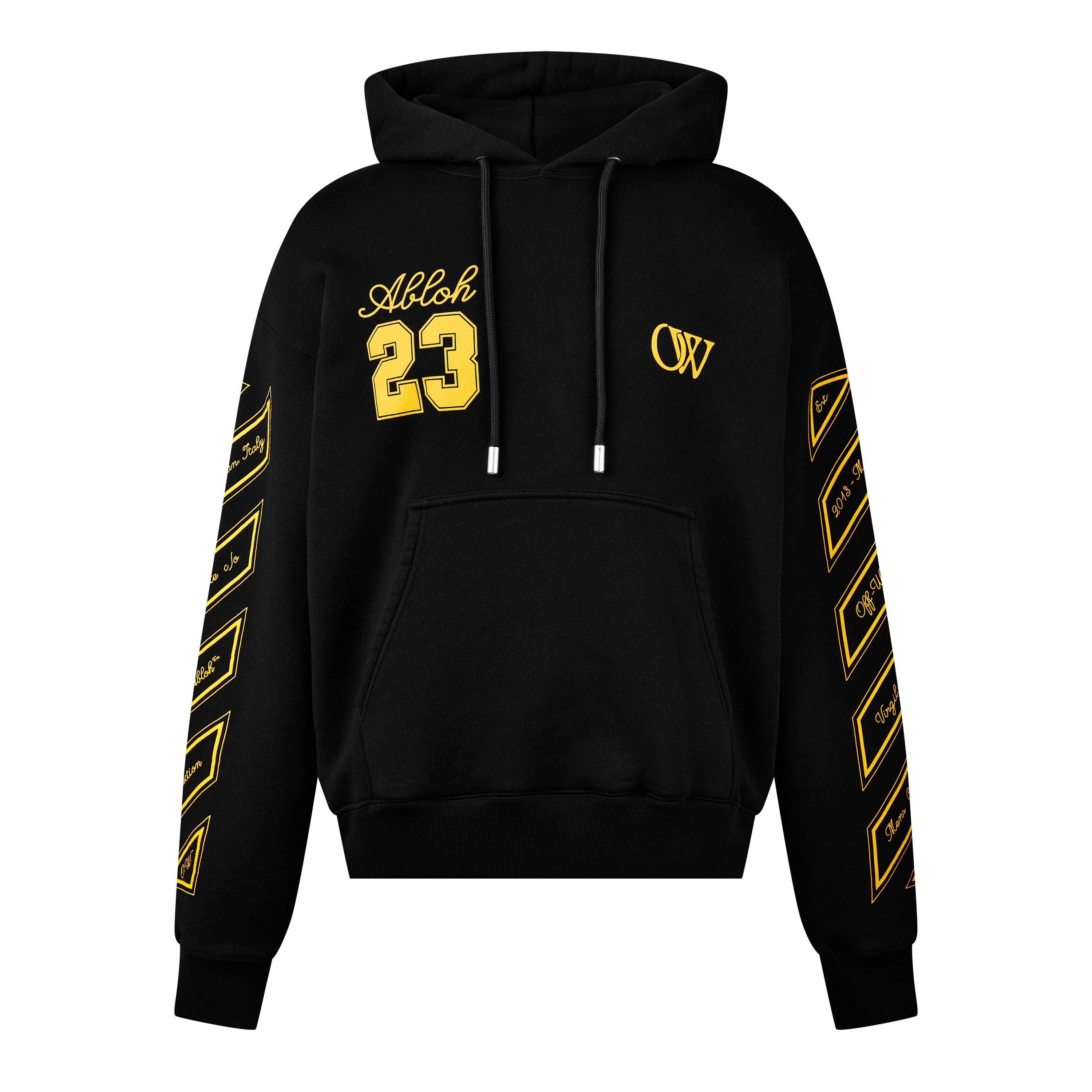 Black Gold - Off White - Men's 23 Skate Over The Head Hoodie, Edgy 90s-inspired - 7