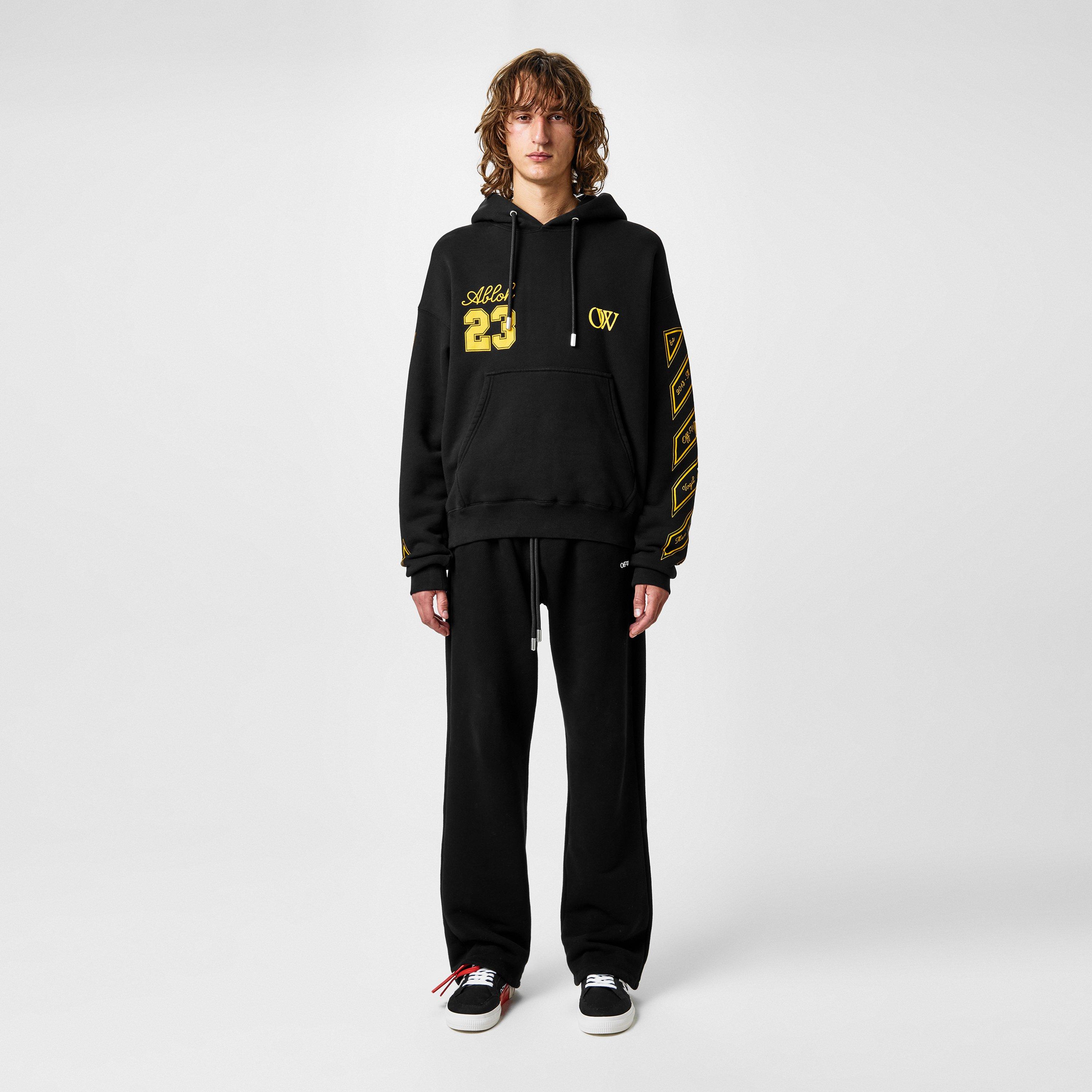 Black Gold - Off White - Men's 23 Skate Over The Head Hoodie, Edgy 90s-inspired - 6