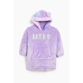 Be You Girls Luxury Purple Snuggle Hoodie