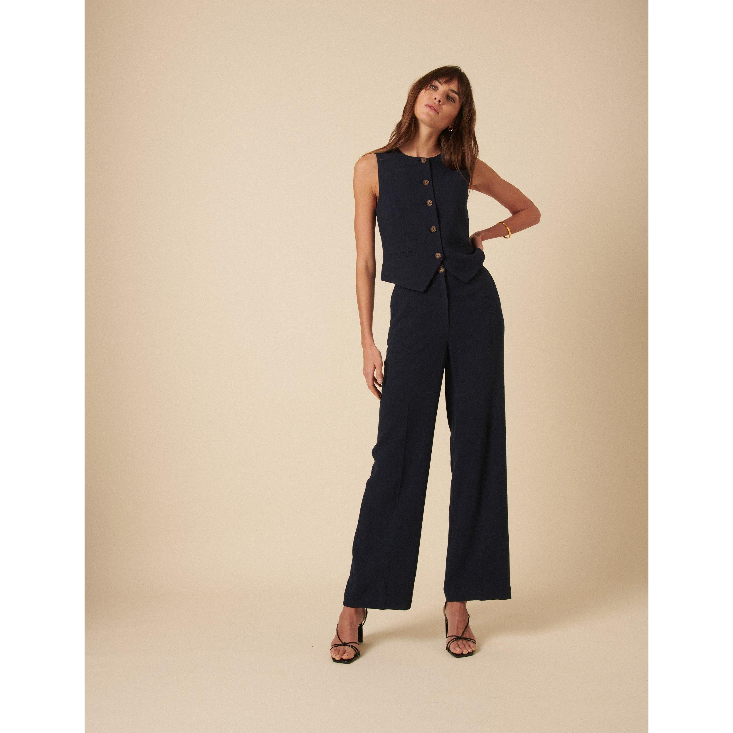 Blue - Nobodys Child - Women's Straight Leg Trouser - 2