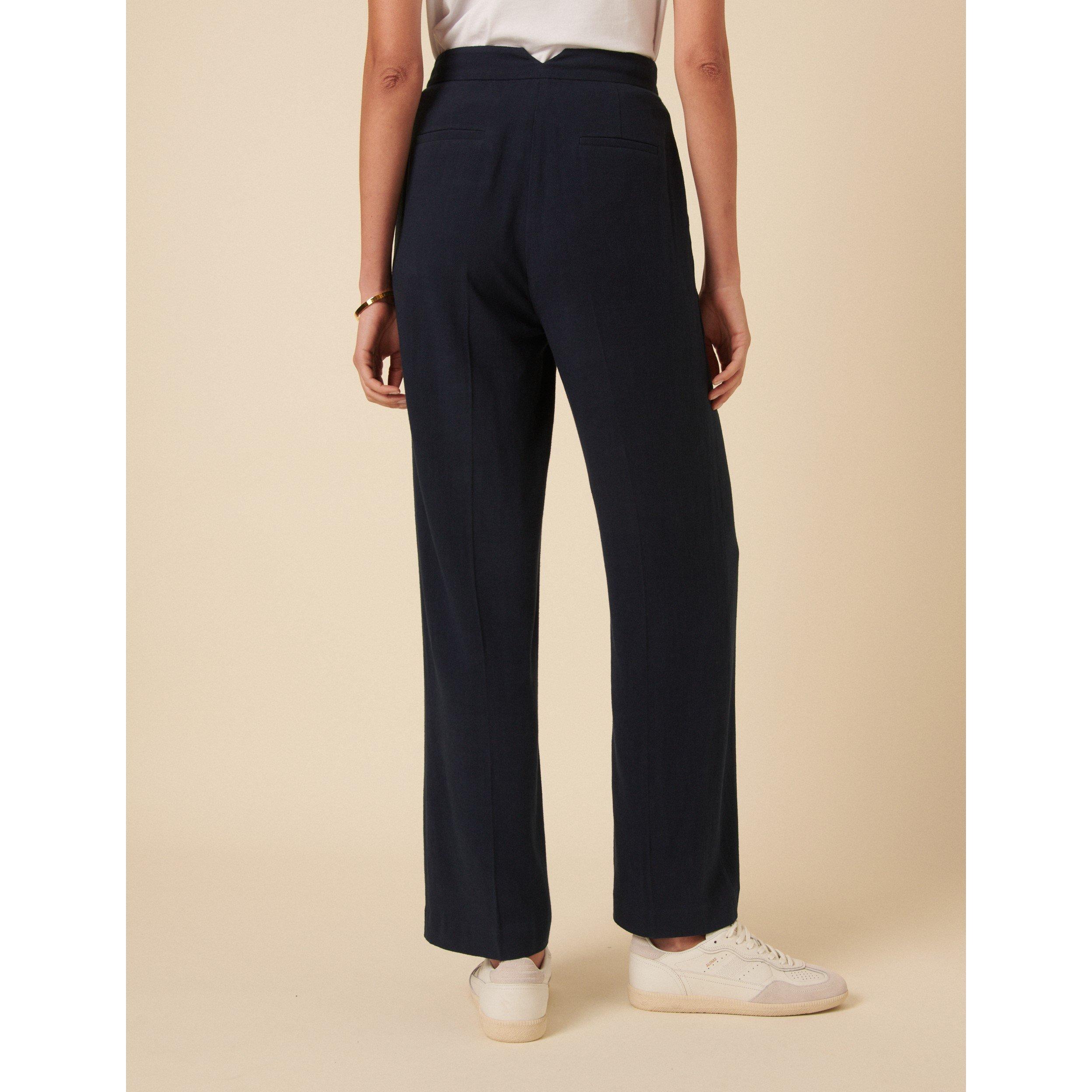 Blue - Nobodys Child - Women's Straight Leg Trouser - 4