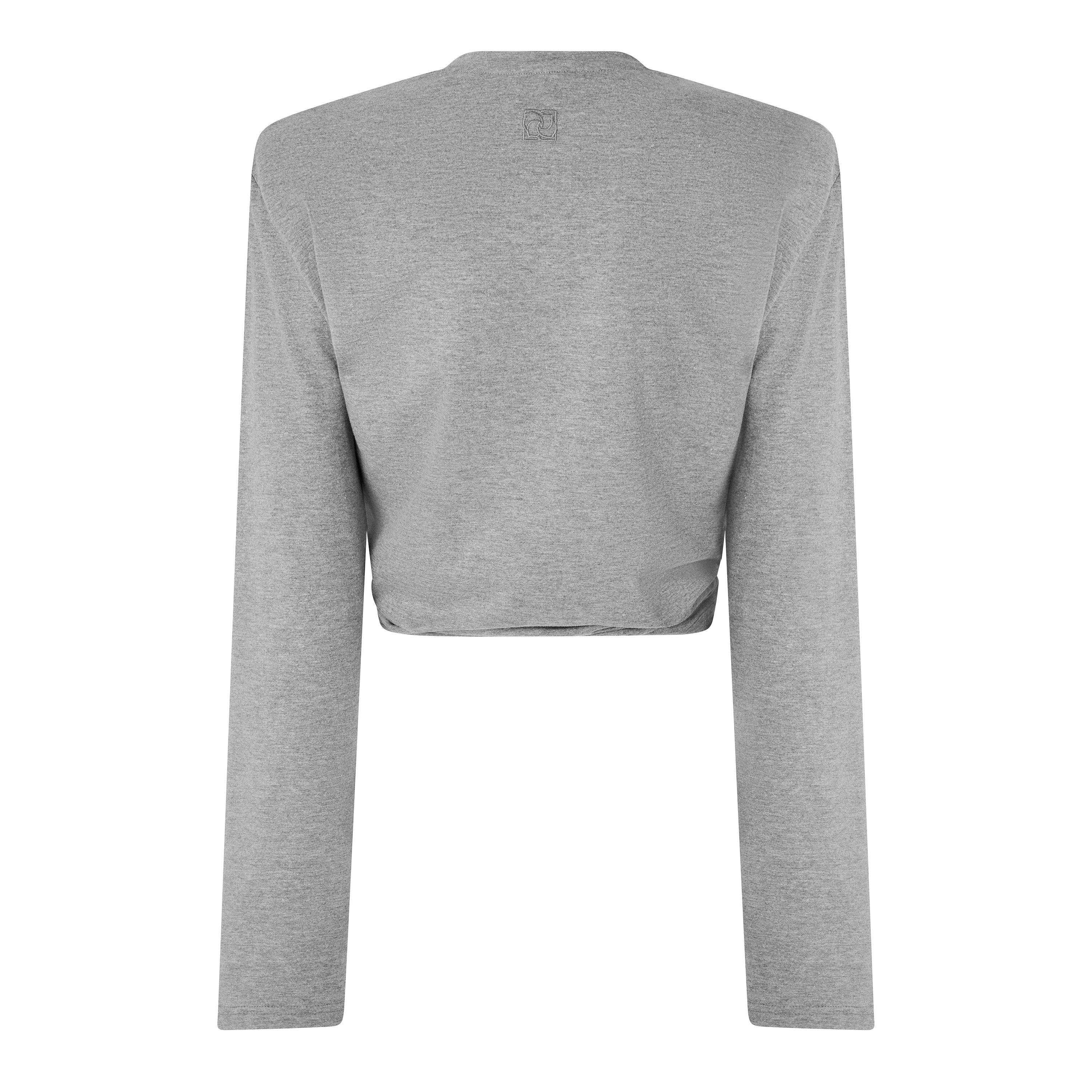 Grey - Magda Butrym - Women's Blouse 14 Long Sleeve - 2