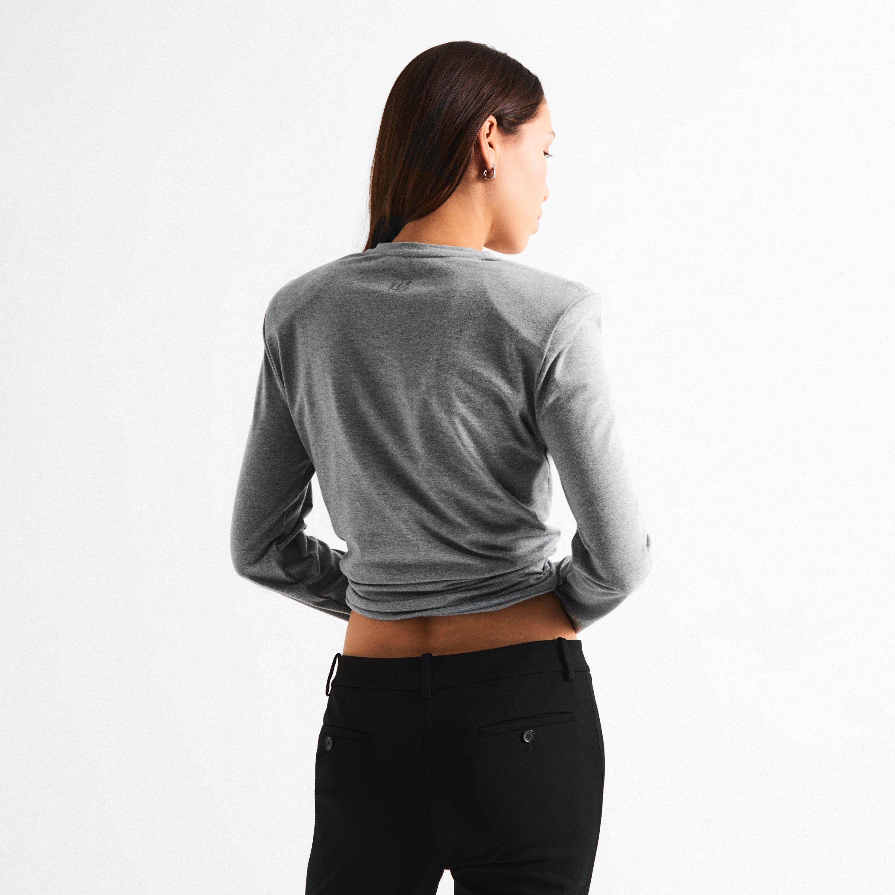 Grey - Magda Butrym - Women's Blouse 14 Long Sleeve - 4