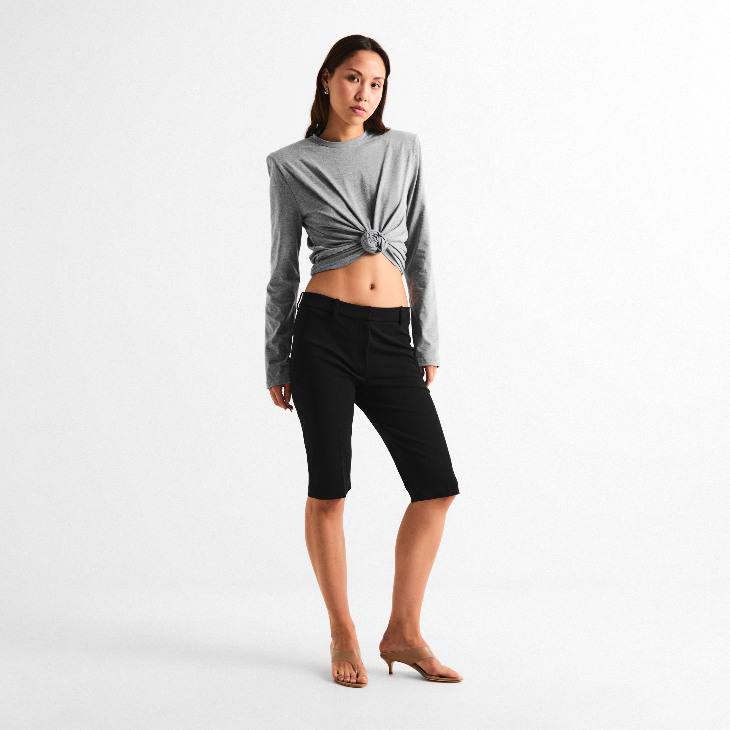 Grey - Magda Butrym - Women's Blouse 14 Long Sleeve - 6