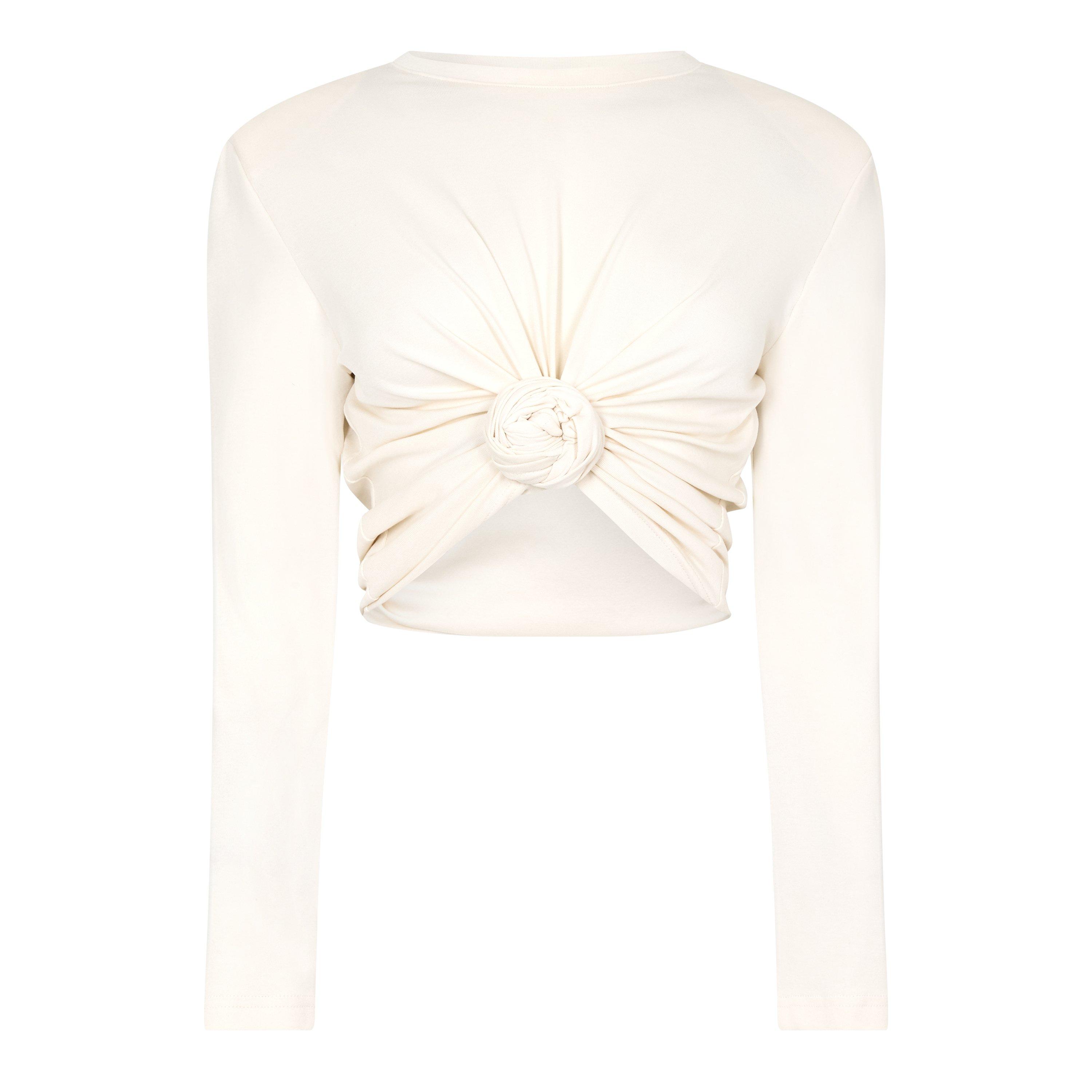 Cream - Magda Butrym - Women's Blouse 14 Long Sleeve - 1