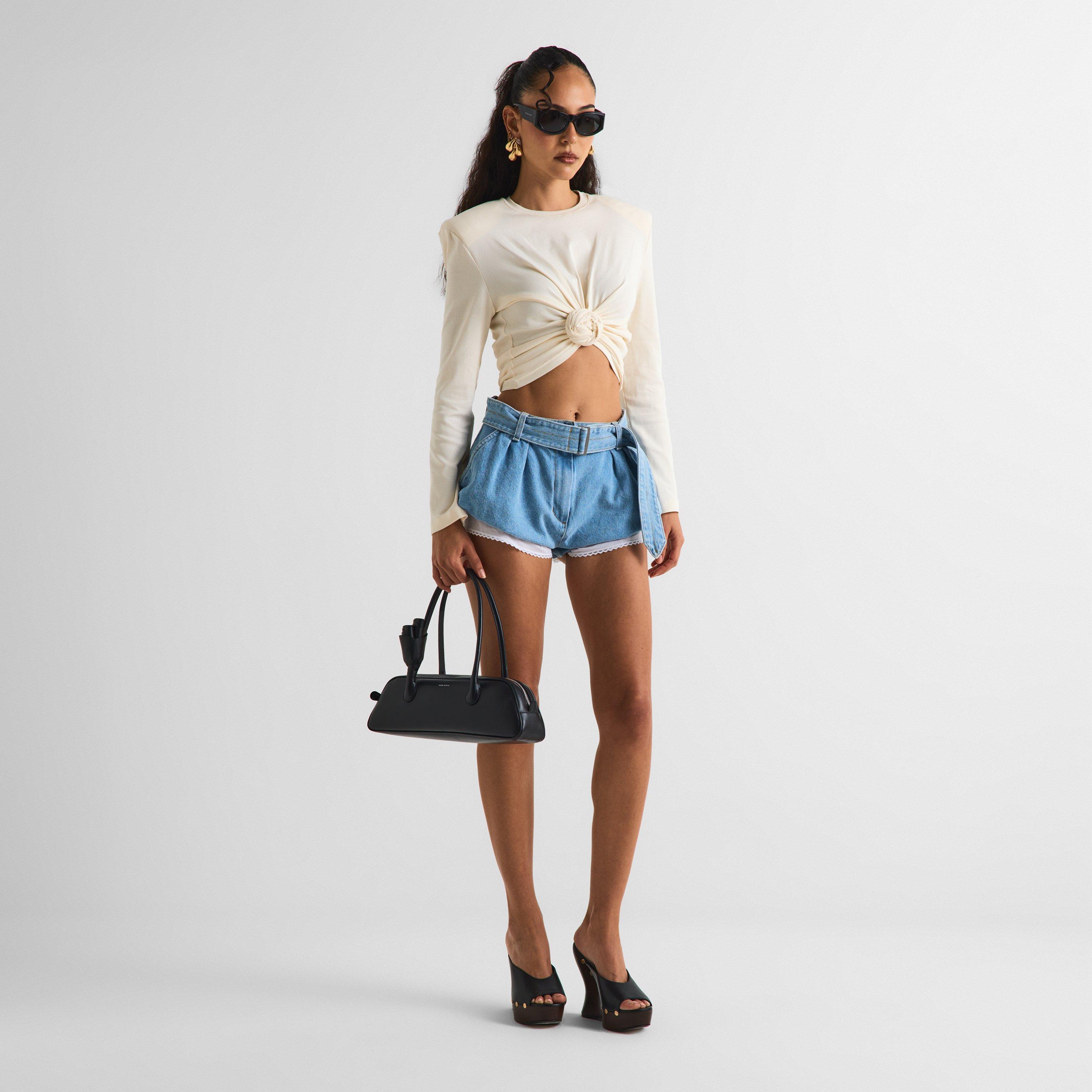 Cream - Magda Butrym - Women's Blouse 14 Long Sleeve - 6