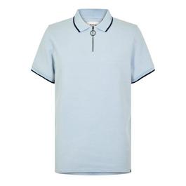 Firetrap Waffle Polo Shirt Mens