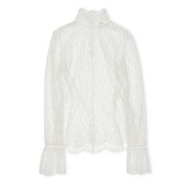 Chloe Sheer Floral Lace Blouse