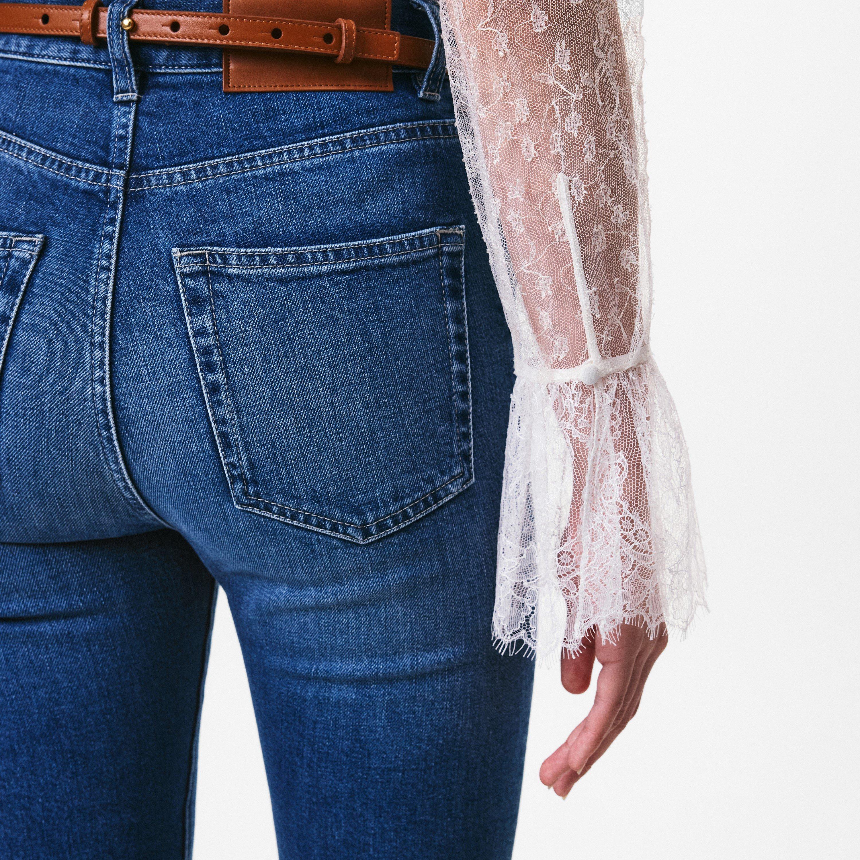 Iconic Milk - Chloe - Sheer Floral Lace Blouse - 5