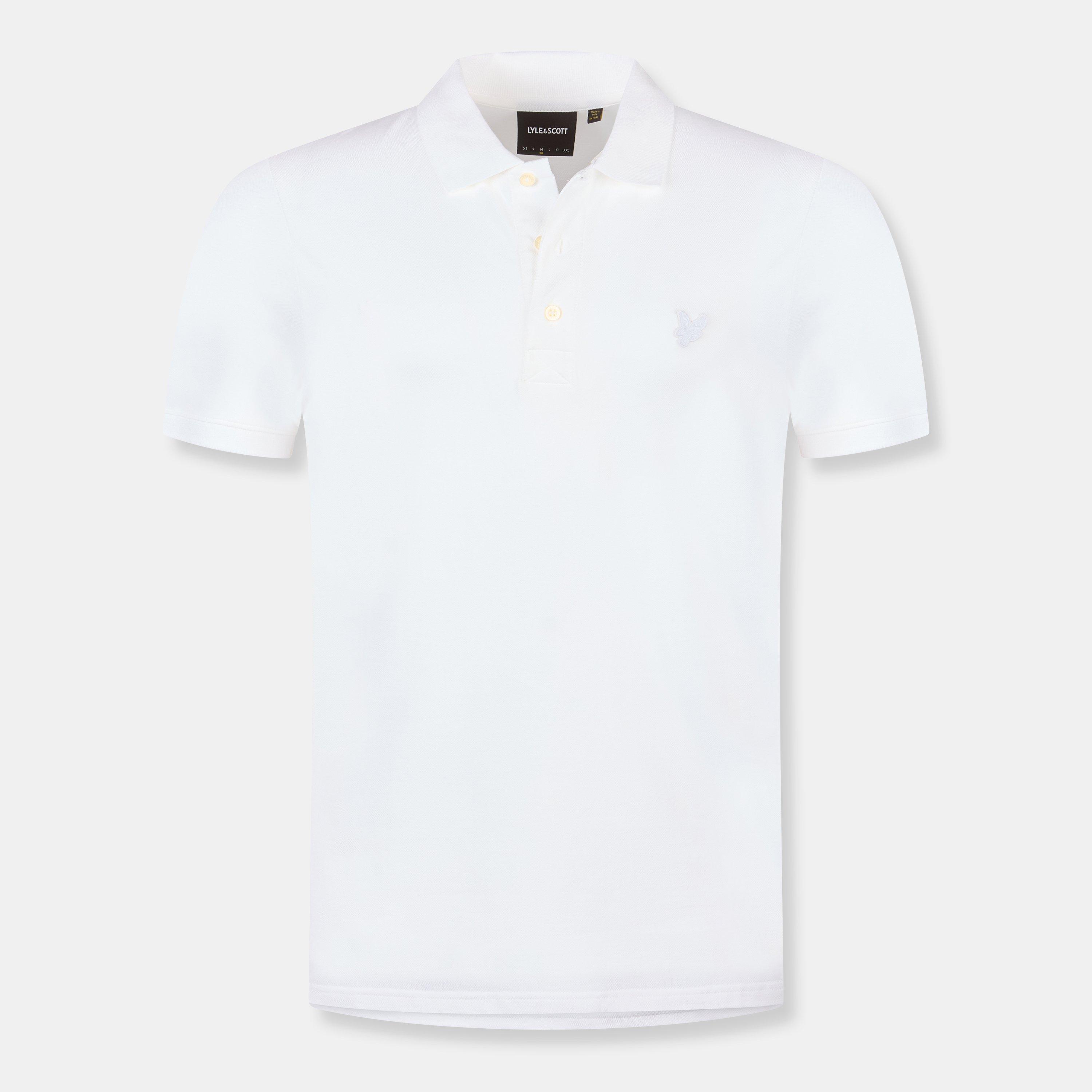 Bianco 626 - Lyle and Scott - Men's Logo Short-Sleeve Polo Shirt - 1