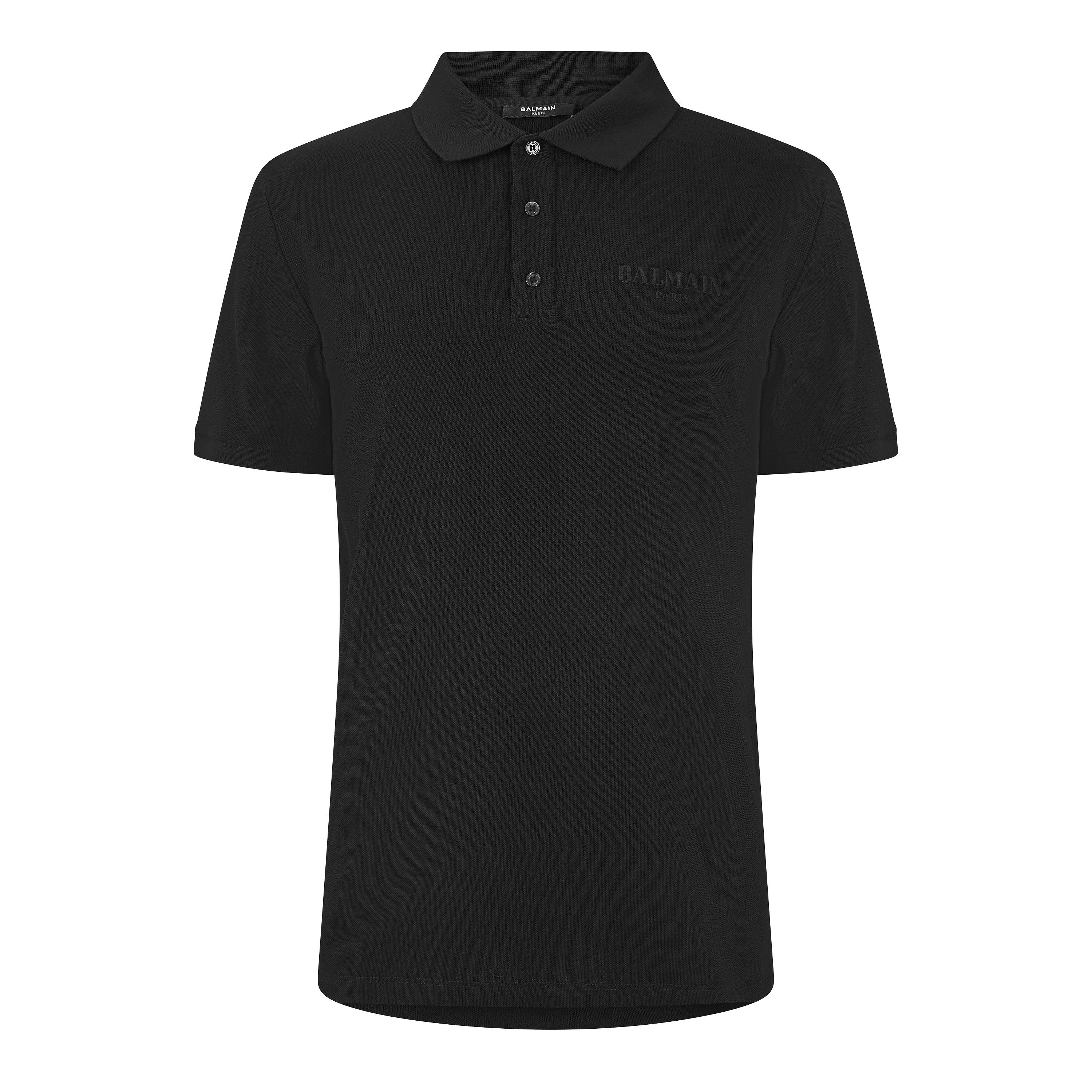Black - Balmain - Balmain LG Polo Sn64 - 1