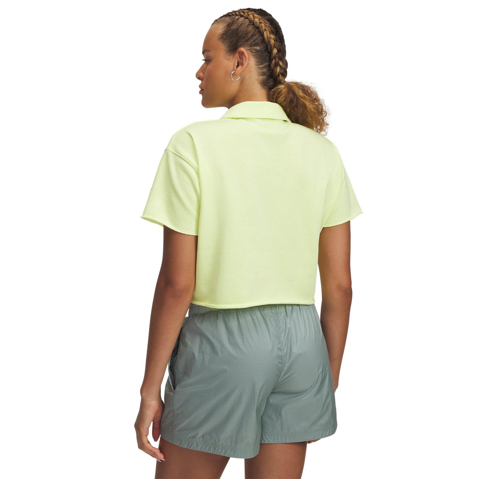 Žuto/Bijelo - Under Armour - Icon Terry Short-Sleeve Polo Shirt - 2