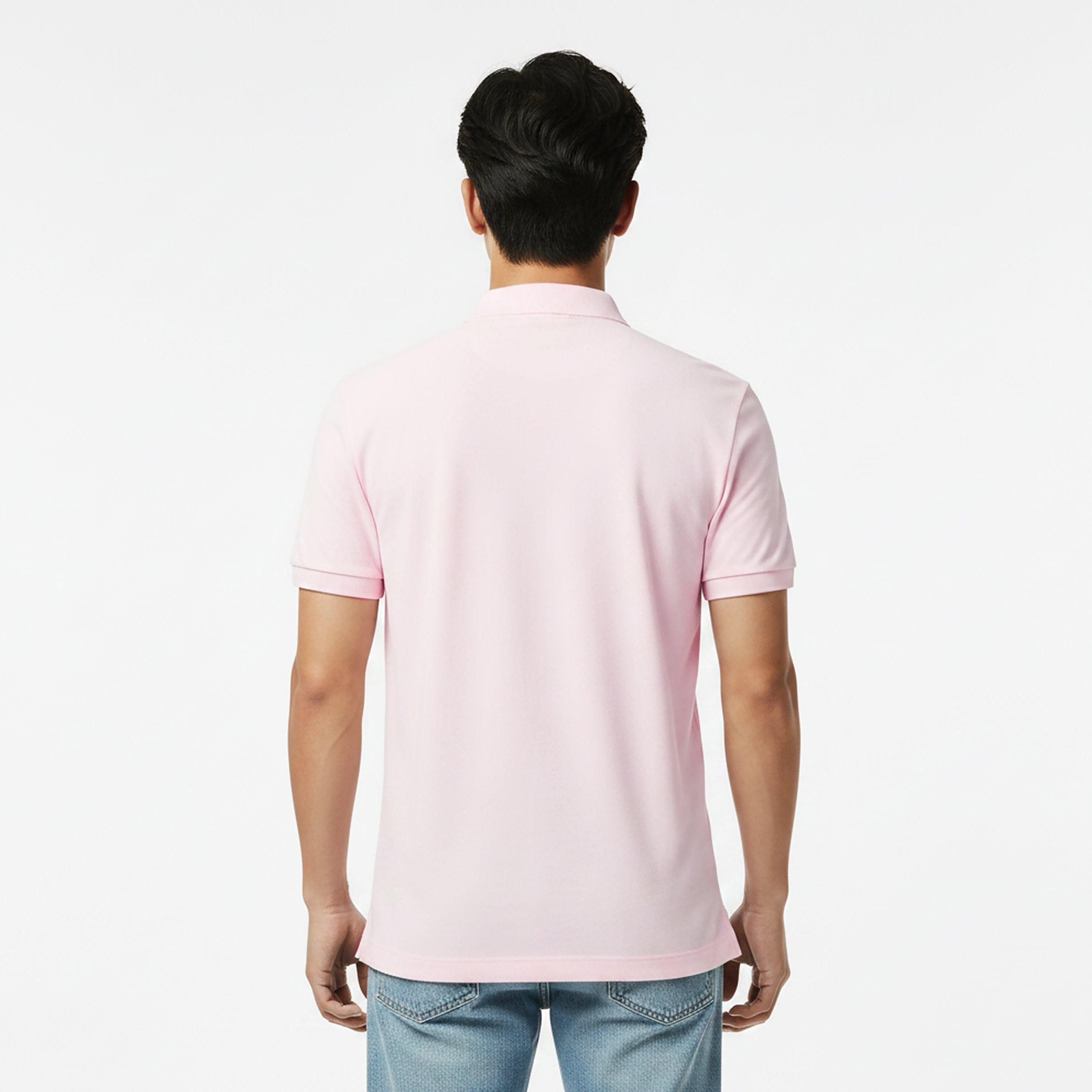 Pink - Lacoste - Men's Slim Fit Short Sleeve Polo Shirt - 4