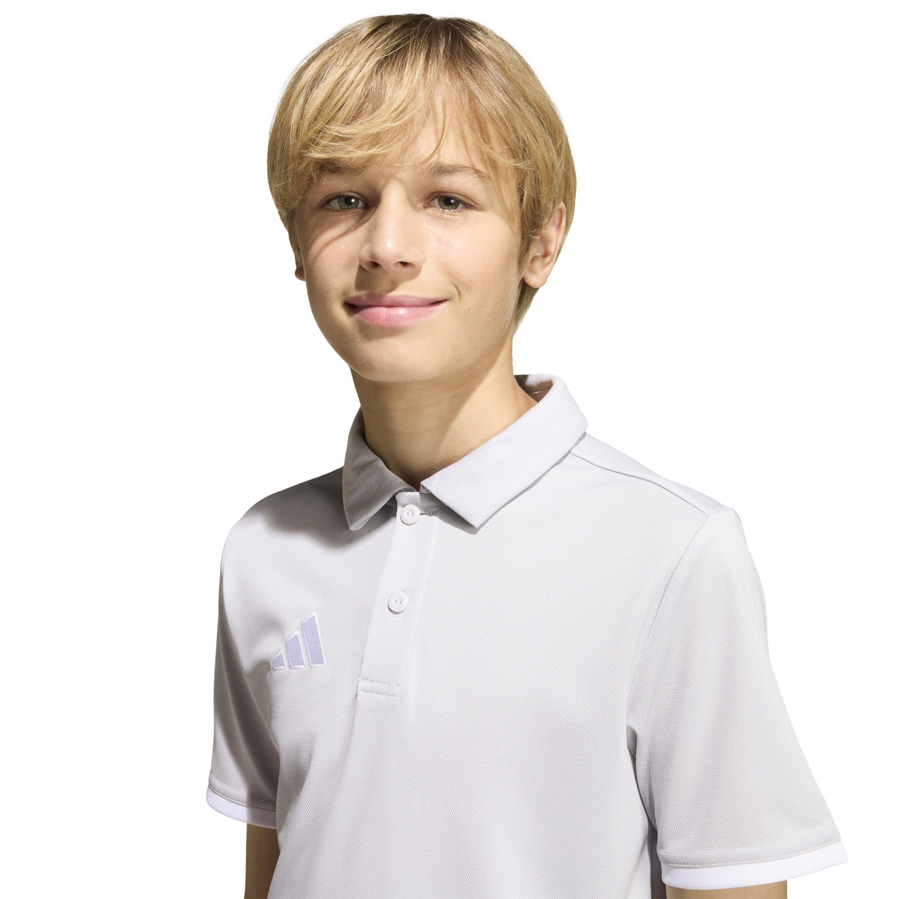 Grey - adidas - ENT22 Polo Shirt Juniors - 6
