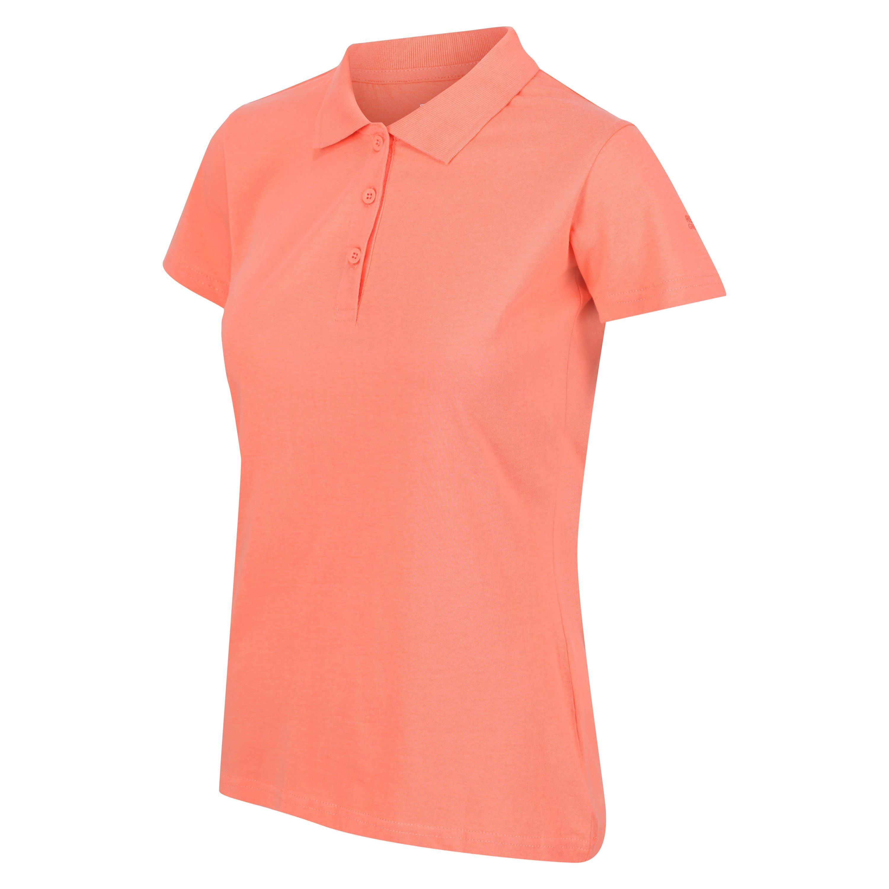 Fusion Coral - Regatta - Women's Sinton Short-Sleeve Polo Shirt - 1