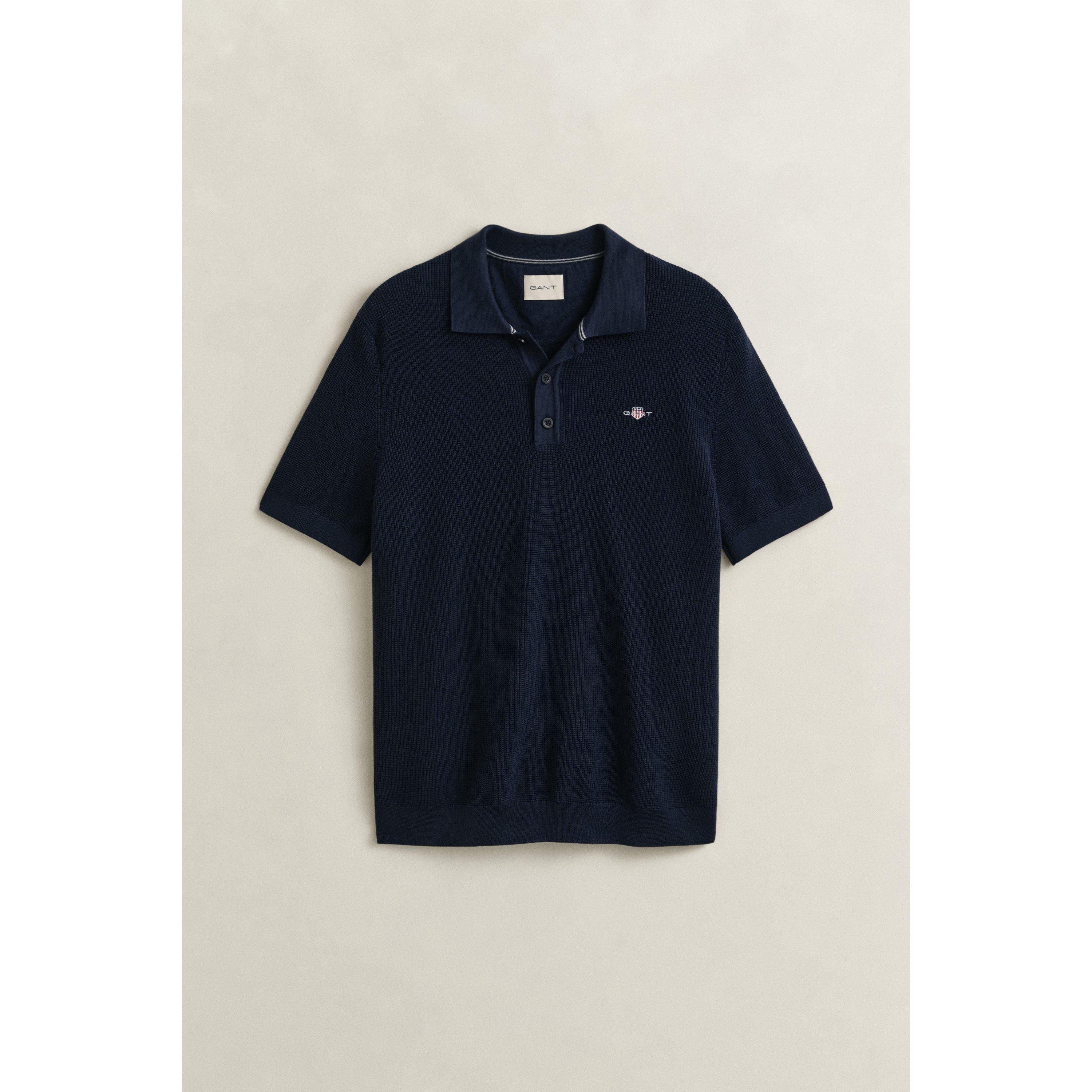 Evenng Blue 433 - Gant - Men's Short Sleeve Polo Shirt - 5