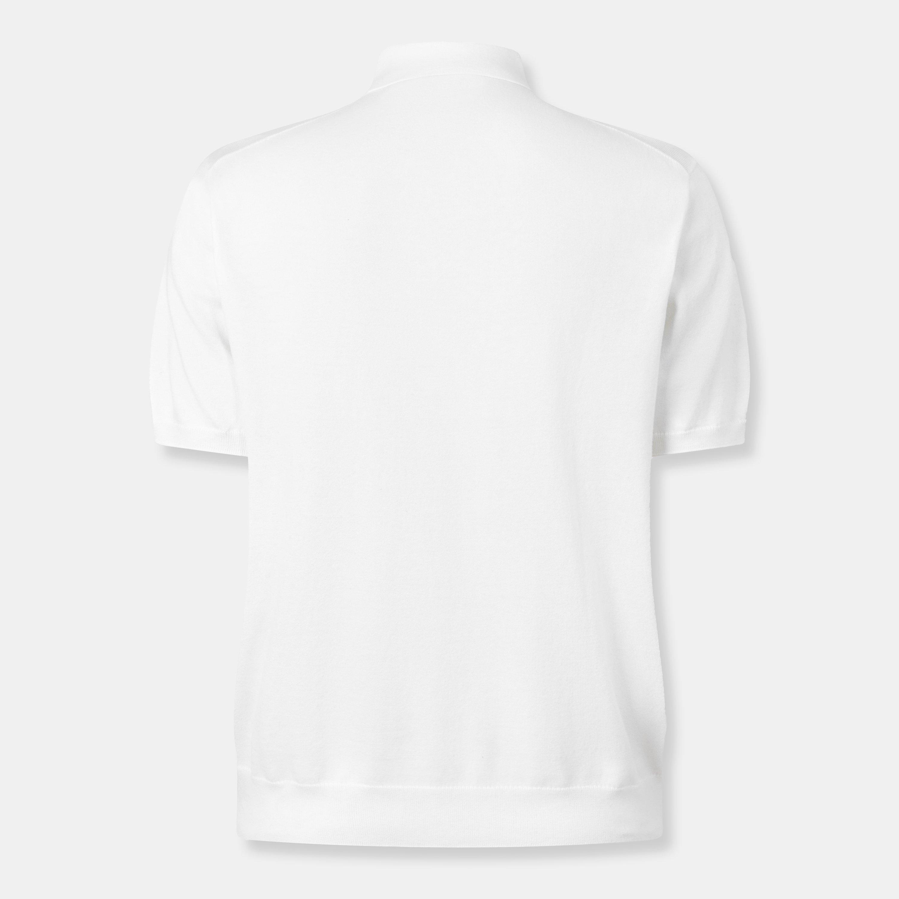 Deckwash White - Polo Ralph Lauren - Men's Knitted Short Sleeve Shirt - 2