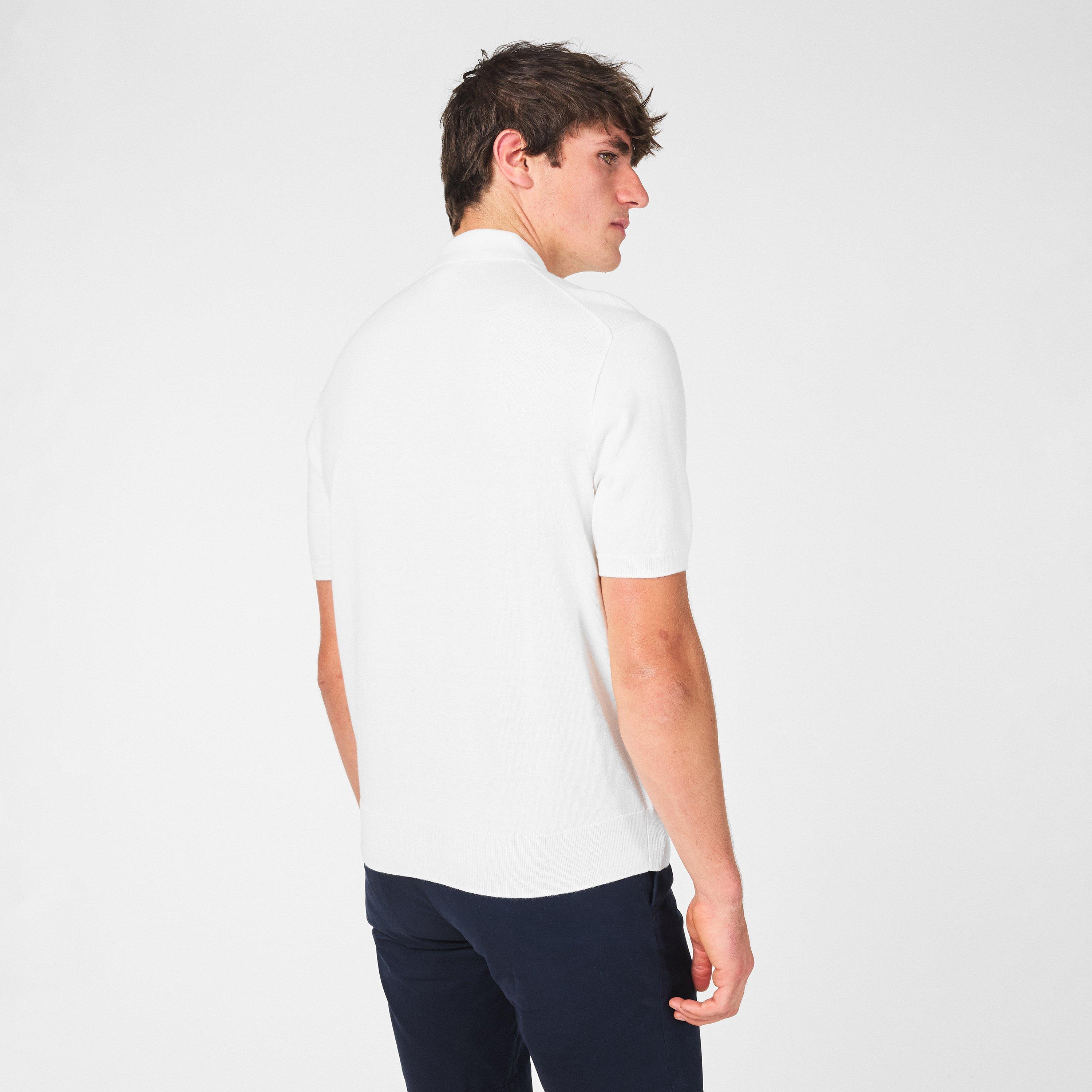 Deckwash White - Polo Ralph Lauren - Men's Knitted Short Sleeve Shirt - 4