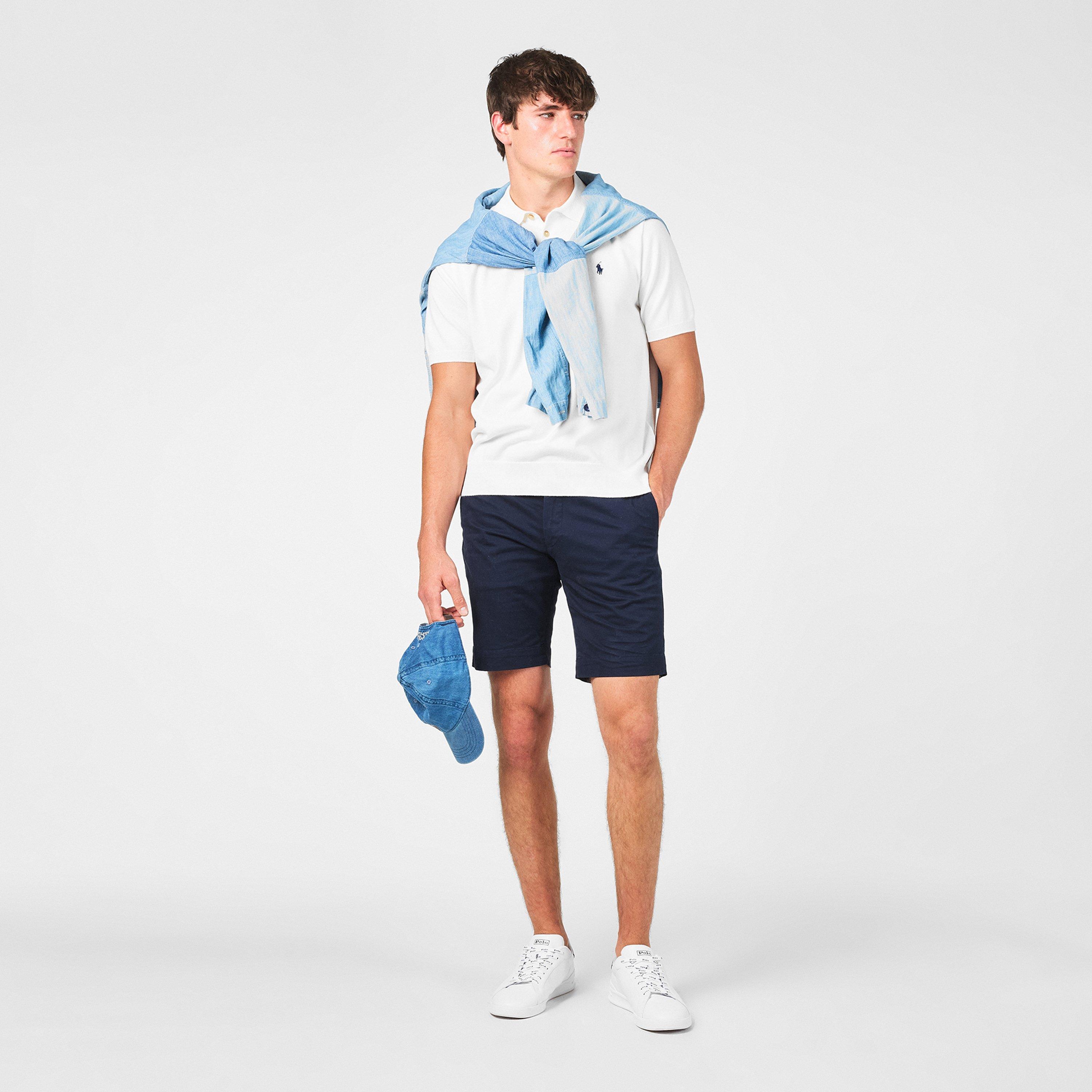 Deckwash White - Polo Ralph Lauren - Men's Knitted Short Sleeve Shirt - 6