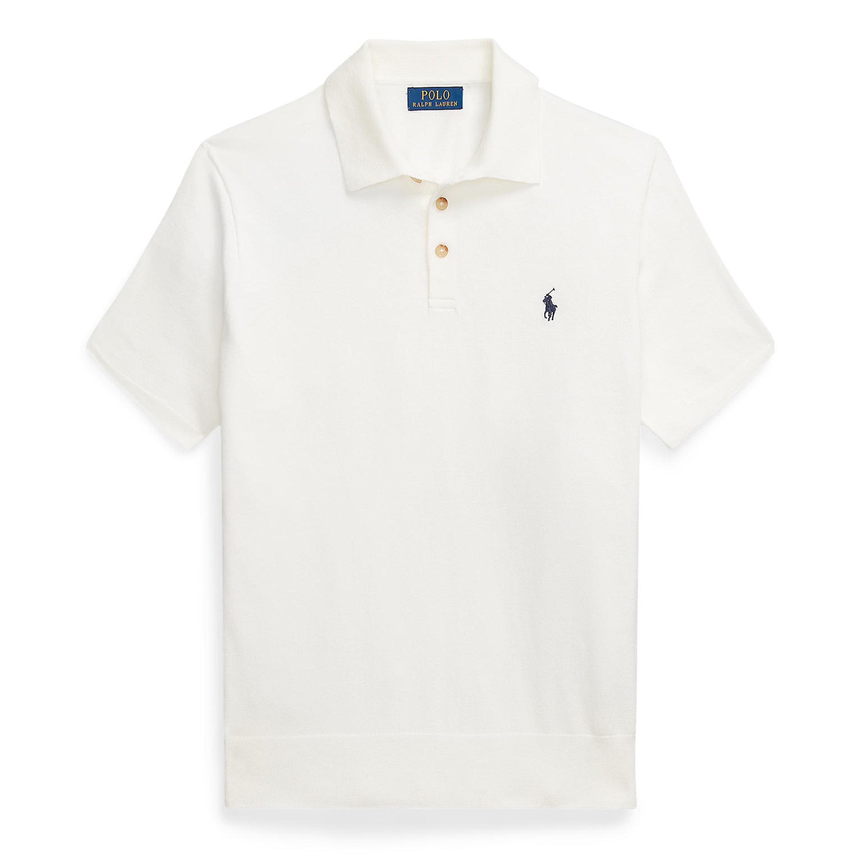 Deckwash White - Polo Ralph Lauren - Men's Knitted Short Sleeve Shirt - 1