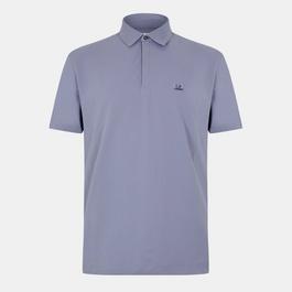 CP Company Short Sleeve Logo Patch Polo Shirt