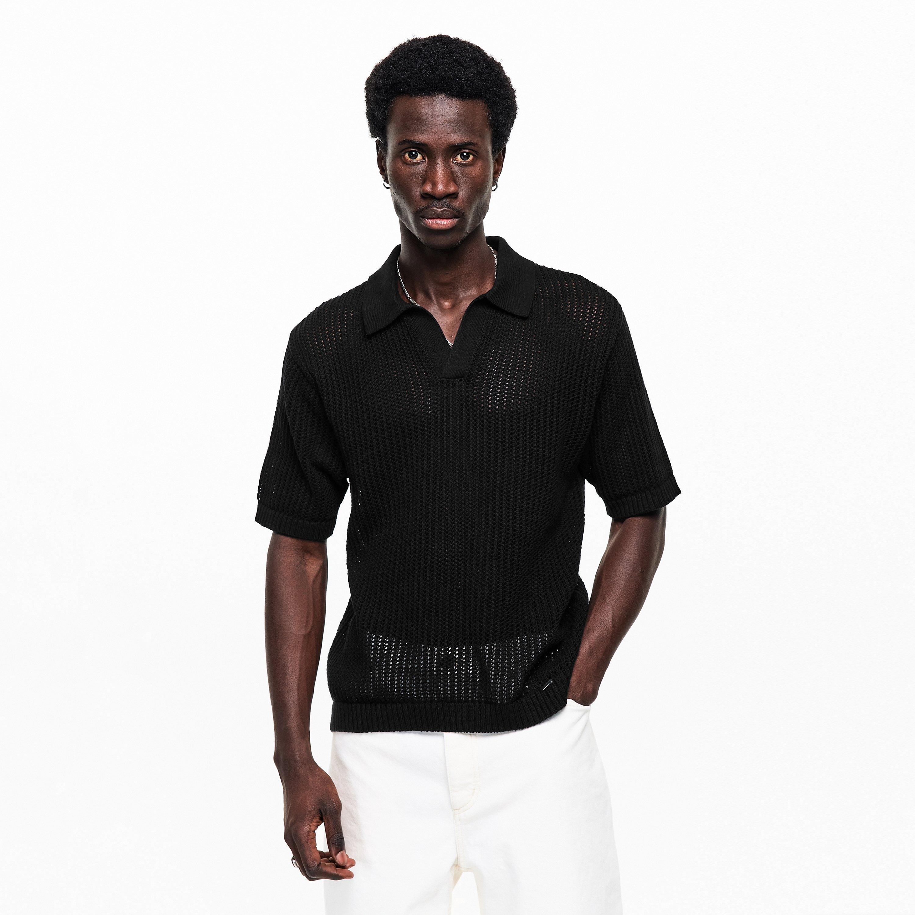 Jet Black - Represent - Men's Short Sleeve Polo Shirt - 3