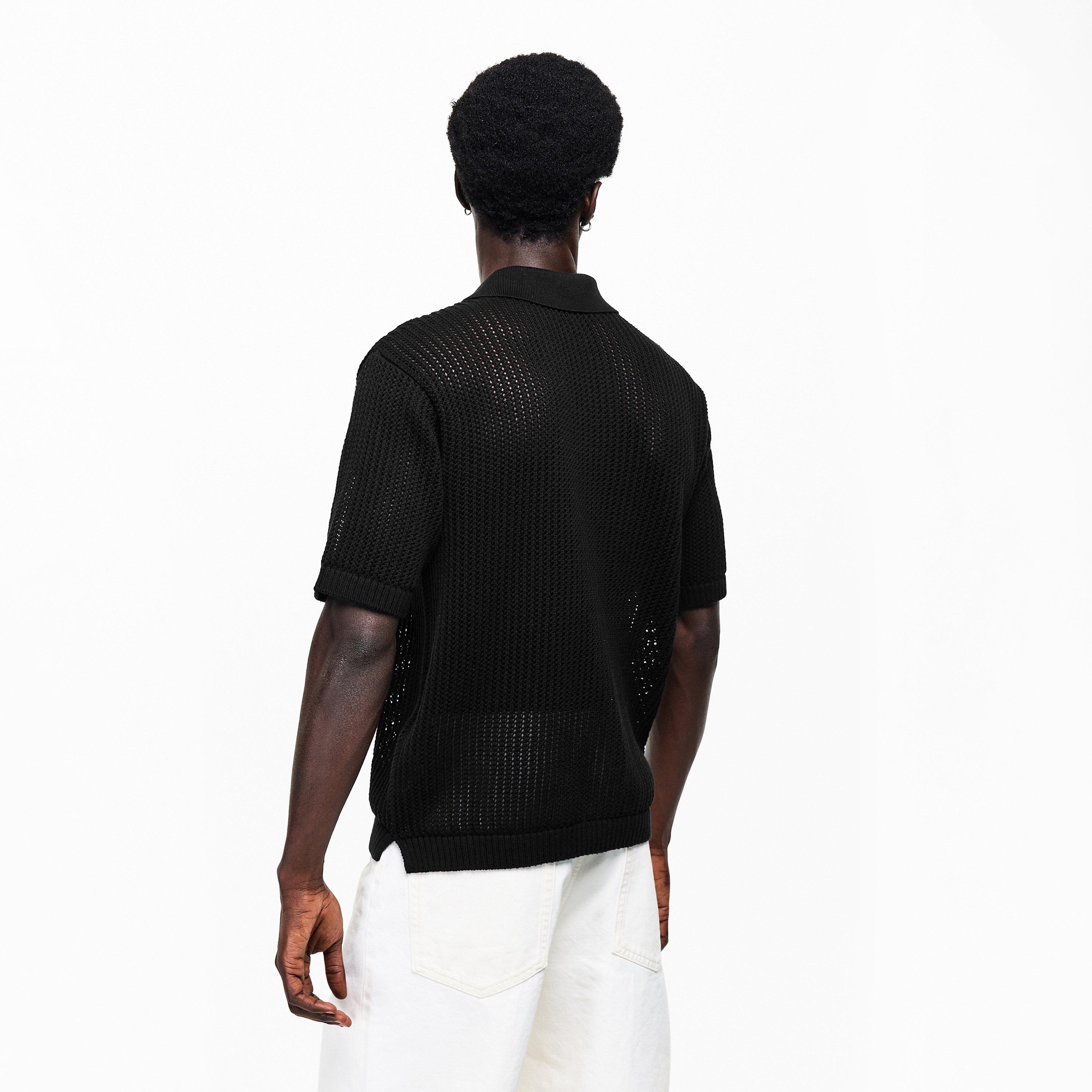 Jet Black - Represent - Men's Short Sleeve Polo Shirt - 4