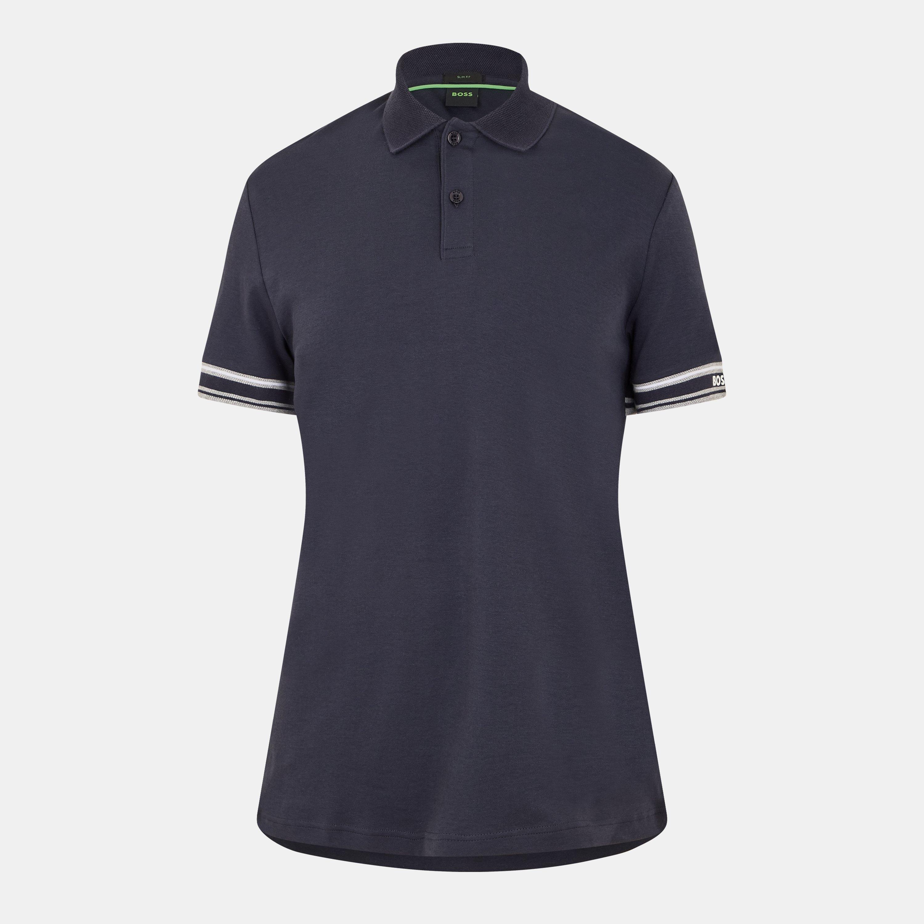 Boss Men's HBG Zone Sleek Button-Up Polo Shirt